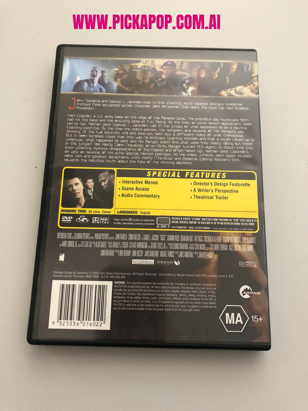 BASIC - (PAL Region 4) DVD Cleaned and Tested