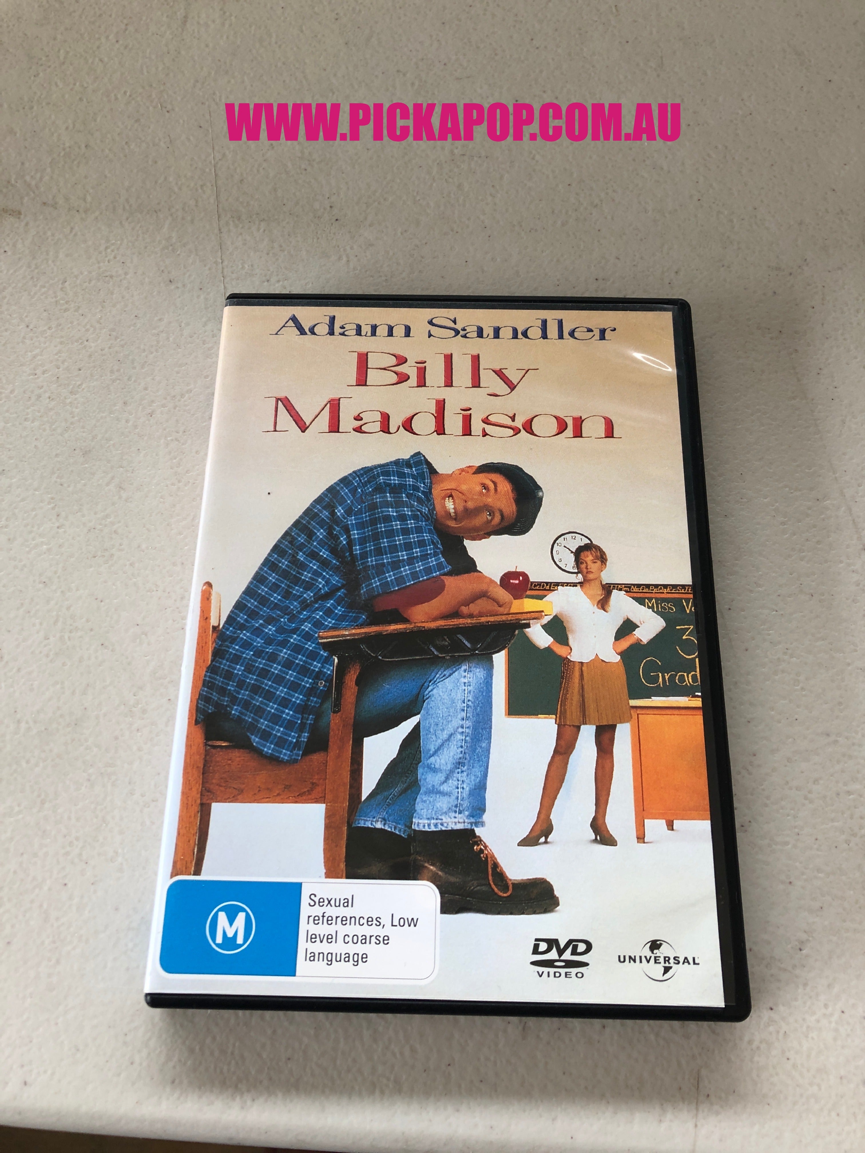 BILLY MADISON - PAL Region 4 - DVD Cleaned and Tested