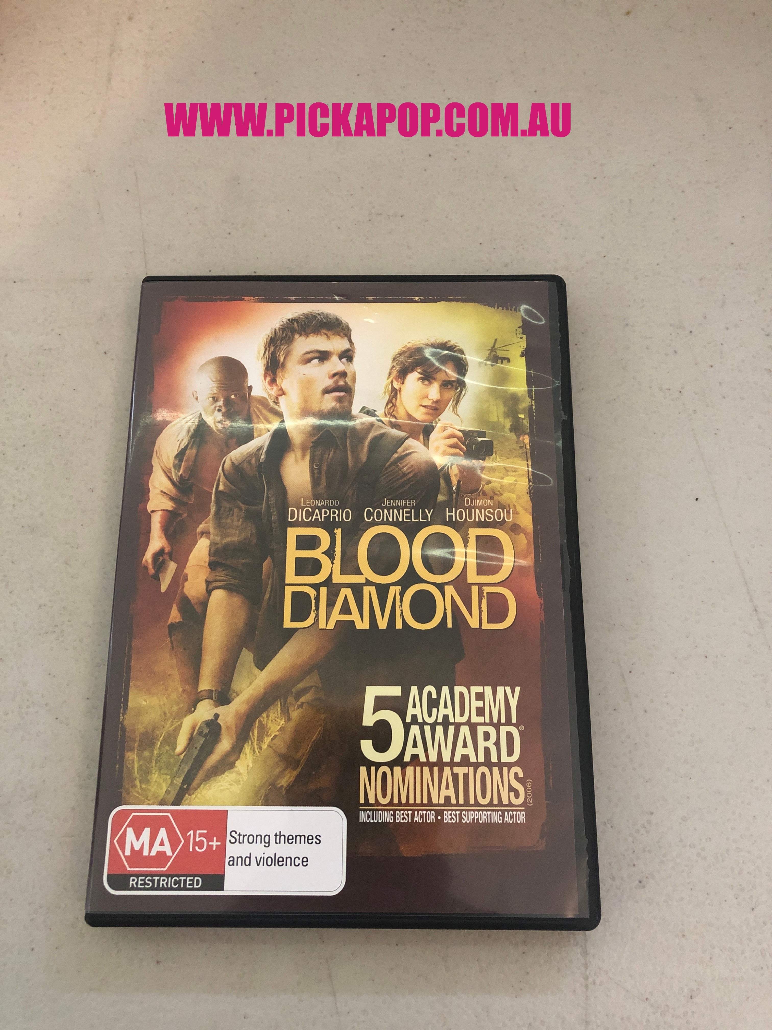 BLOOD DIAMOND - PAL Region 4 - DVD Cleaned and Tested