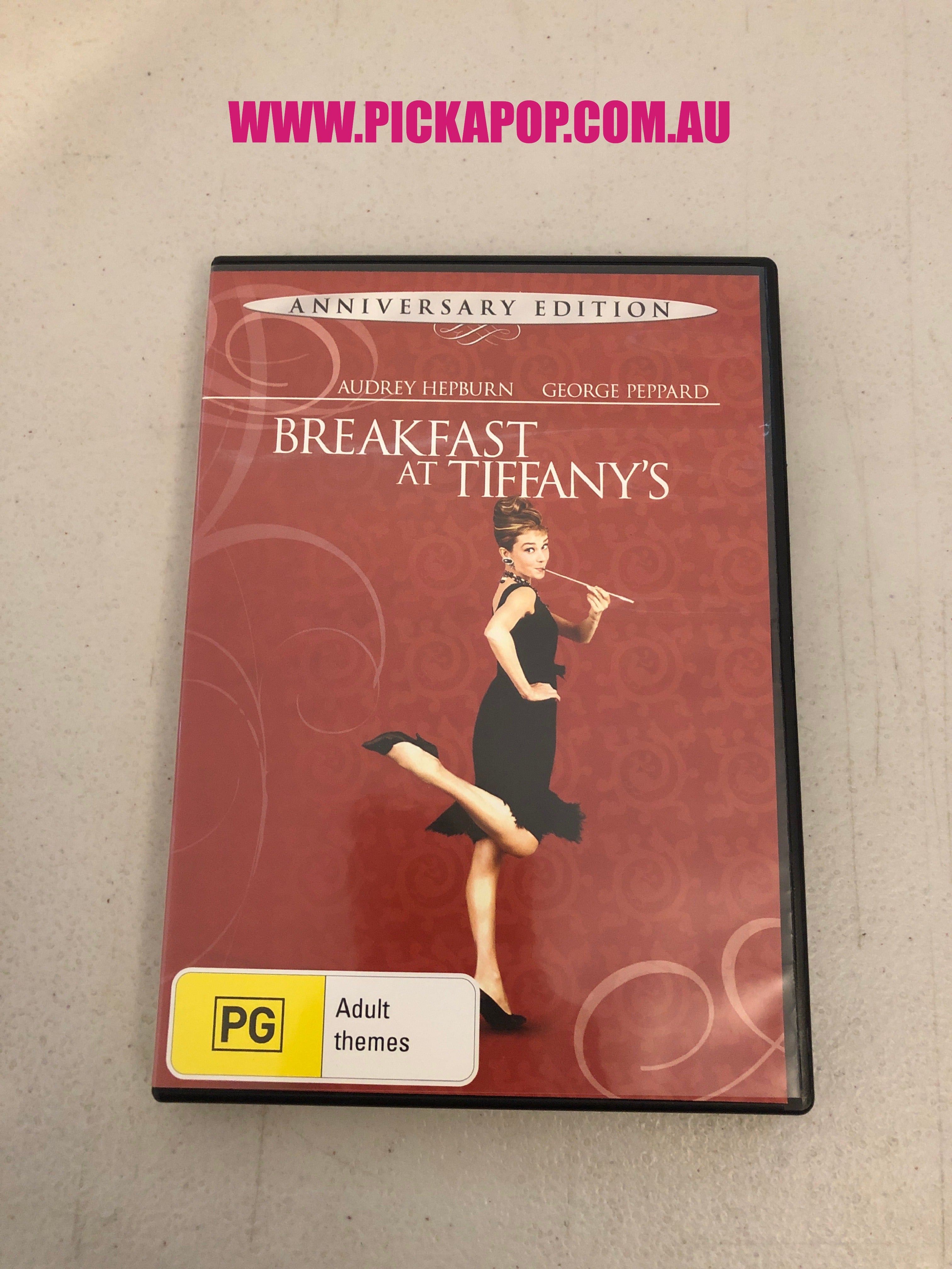 BREAKFAST AT TIFFANYS - PAL Region 4 - DVD Cleaned and Tested