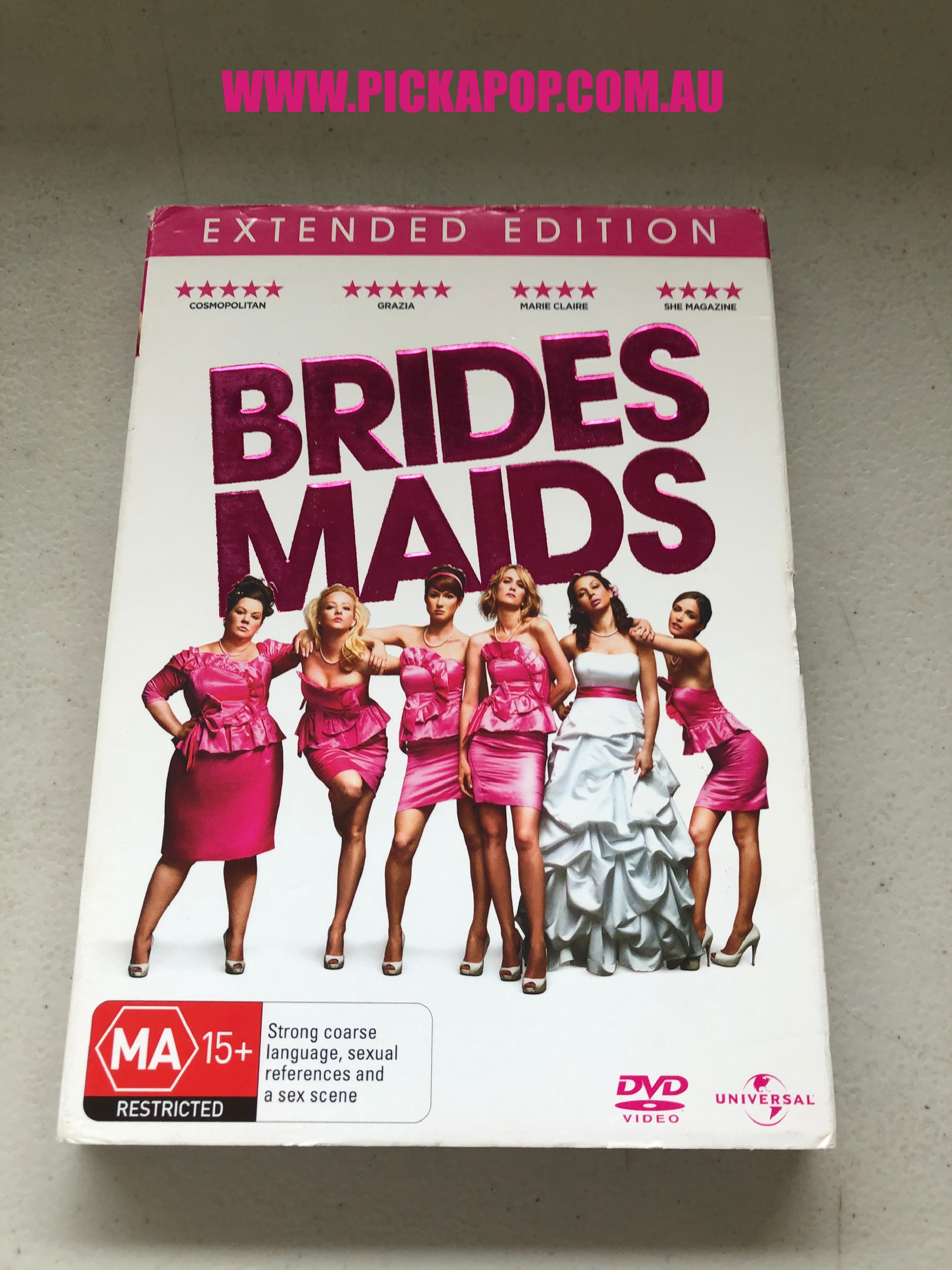 BRIDESMAIDS - PAL Region 4 - DVD Cleaned and Tested