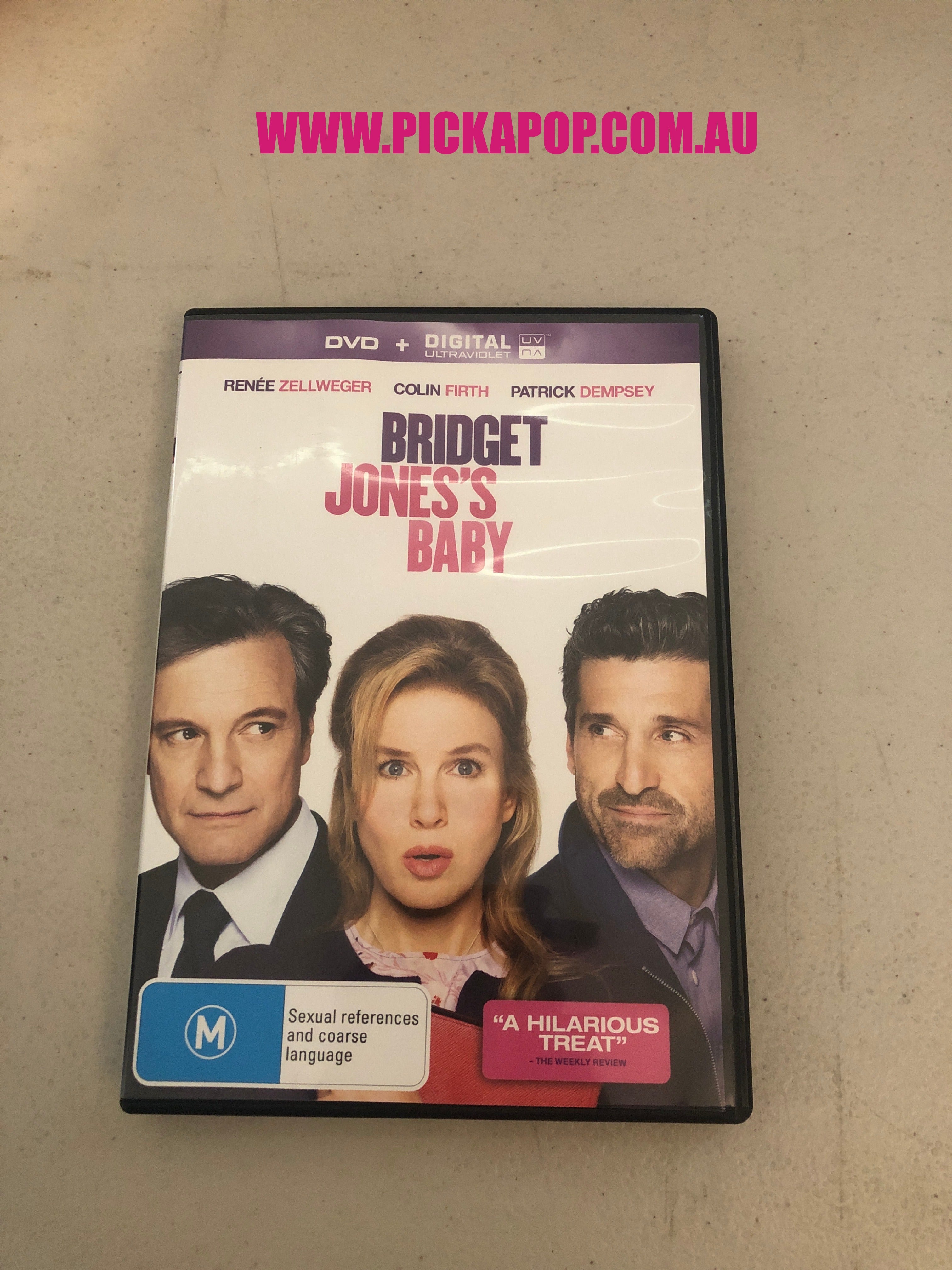 BRIDGET JONES'S BABY - PAL Region 4 - DVD Cleaned and Tested