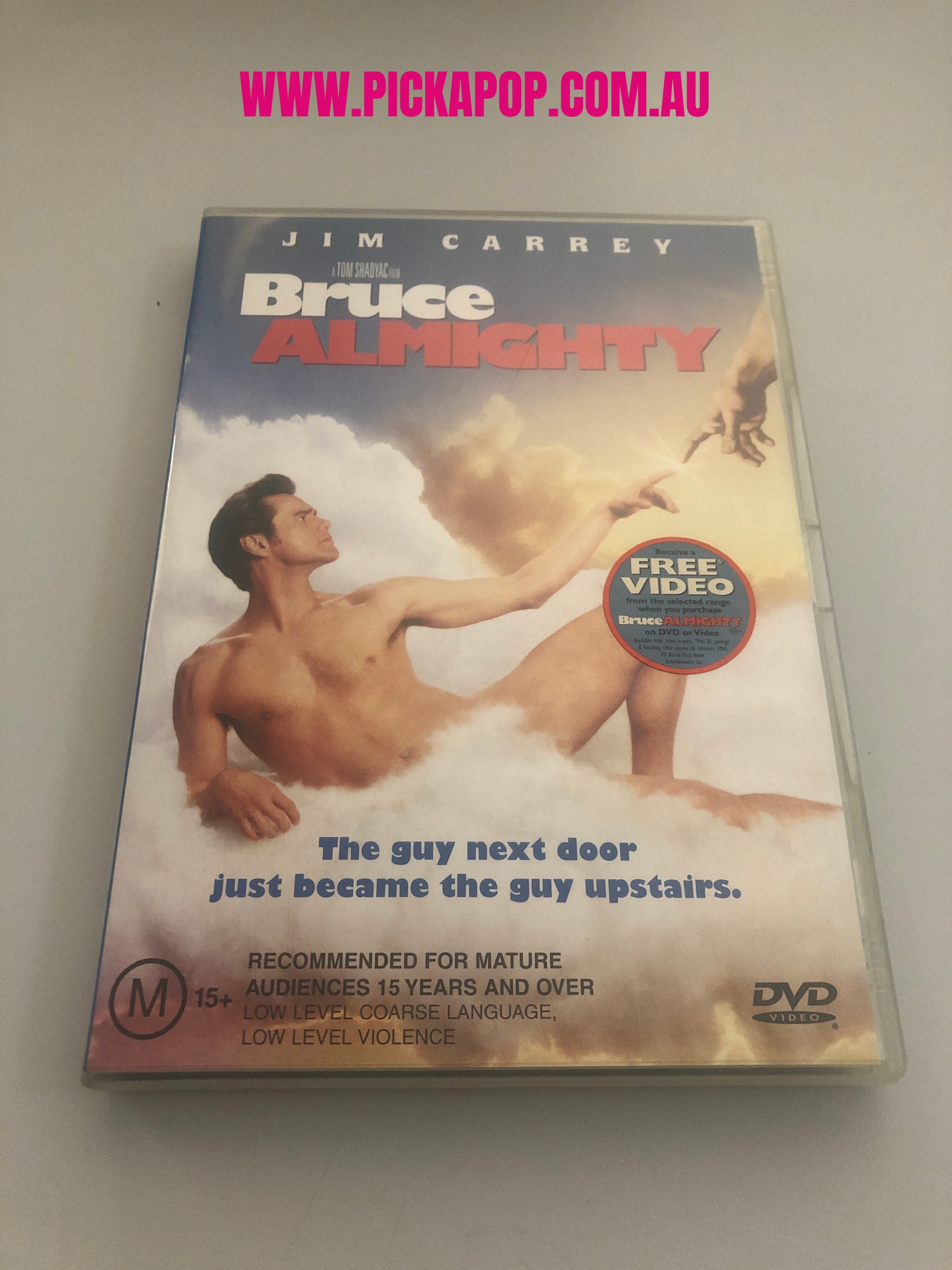 BRUCE ALMIGHTY - (PAL Region 4) DVD Cleaned and Tested
