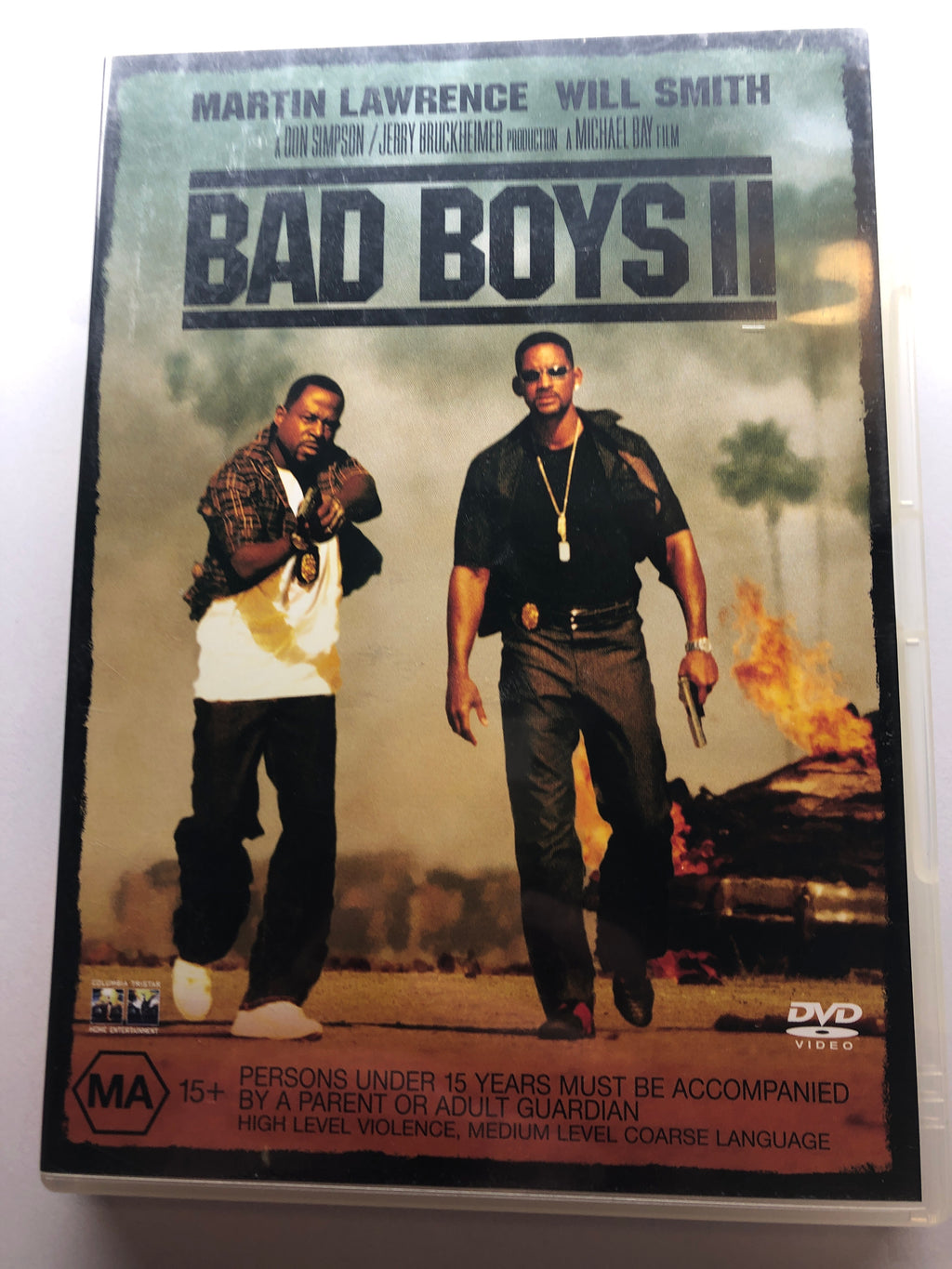 BAD BOYS II - (PAL Region 4) DVD Cleaned and Tested