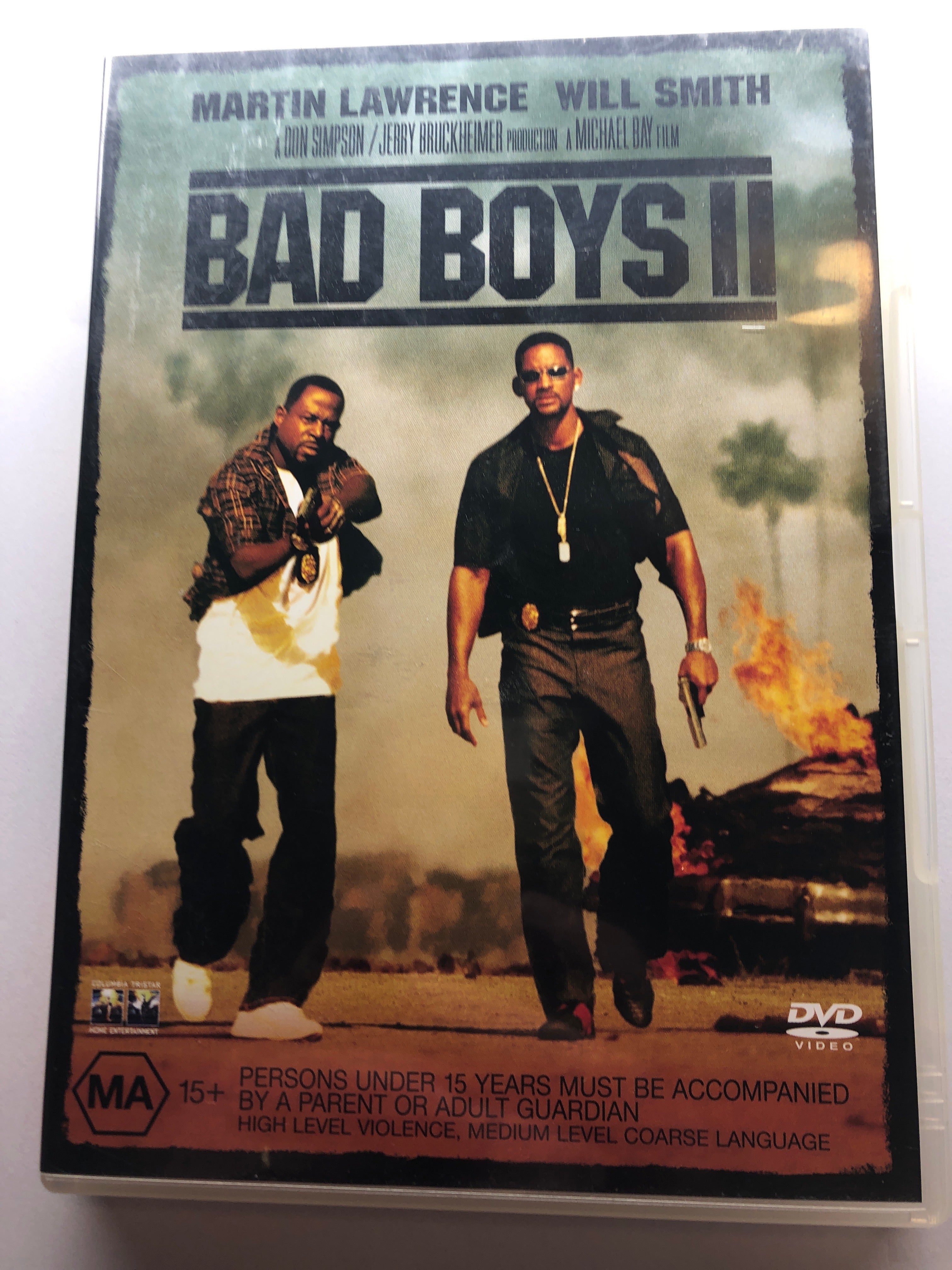 BAD BOYS II - (PAL Region 4) DVD Cleaned and Tested
