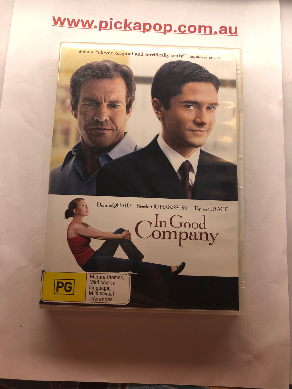 IN GOOD COMPANY - (PAL Region 4) DVD Cleaned and Tested