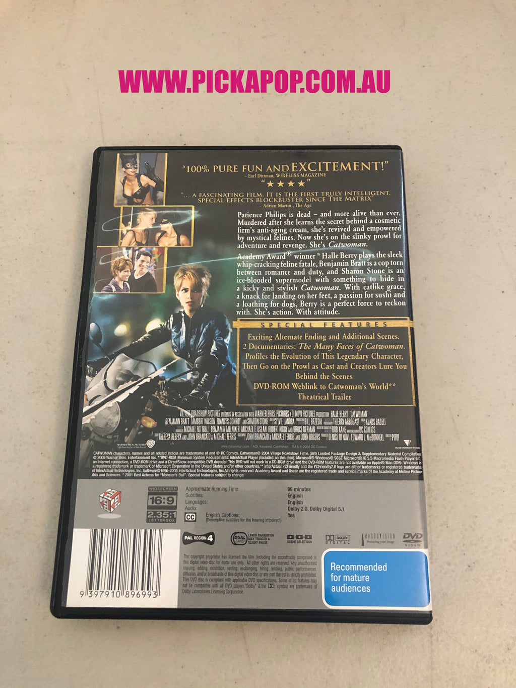 CATWOMAN - PAL Region 4 - DVD Cleaned and Tested