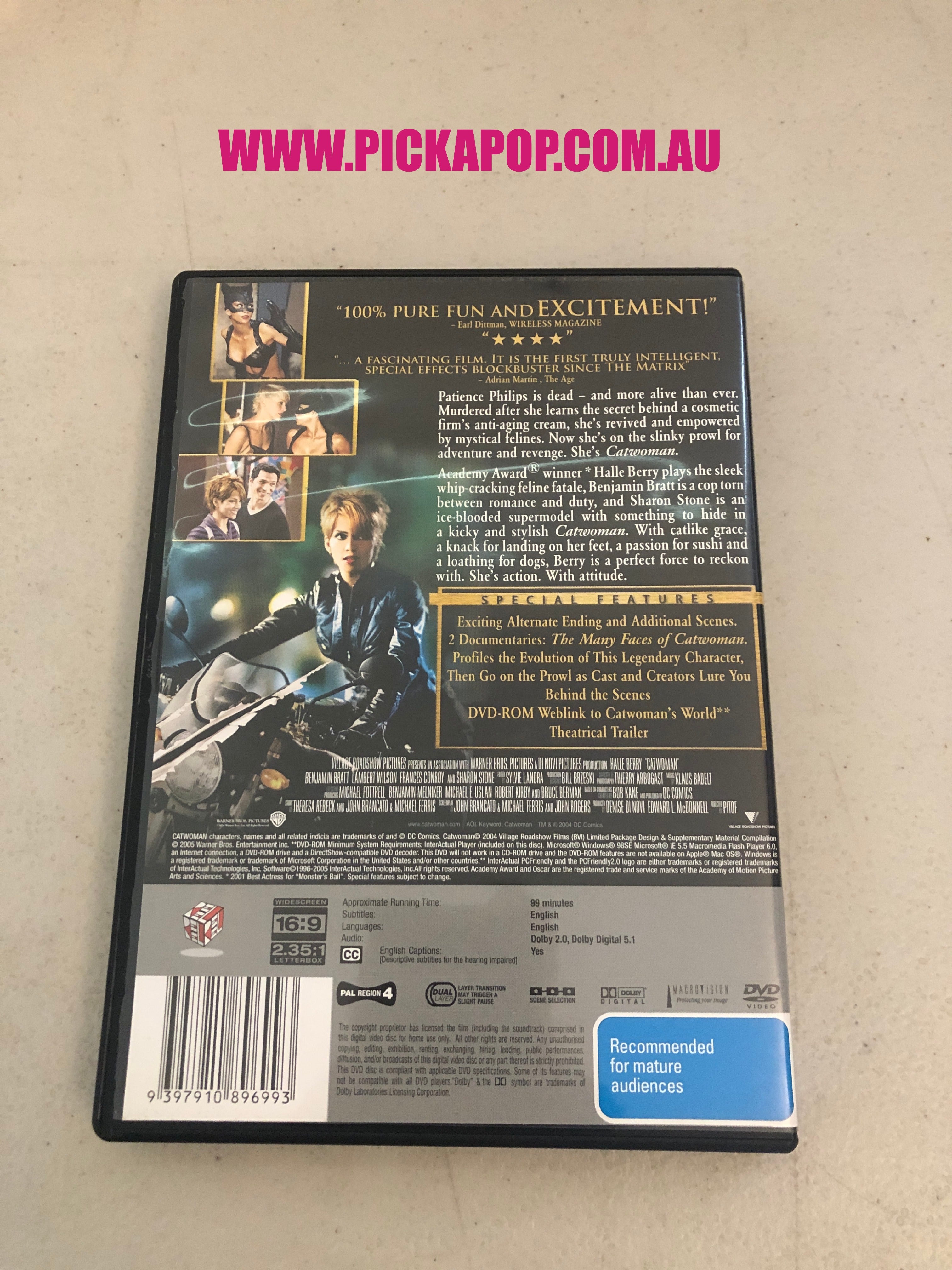 CATWOMAN - PAL Region 4 - DVD Cleaned and Tested
