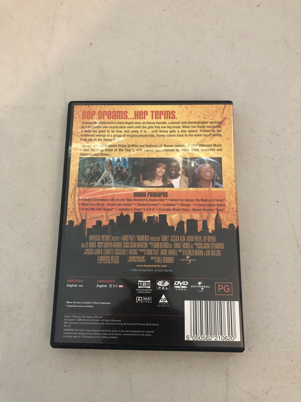 HONEY - PAL Region 4 - DVD Cleaned and Tested