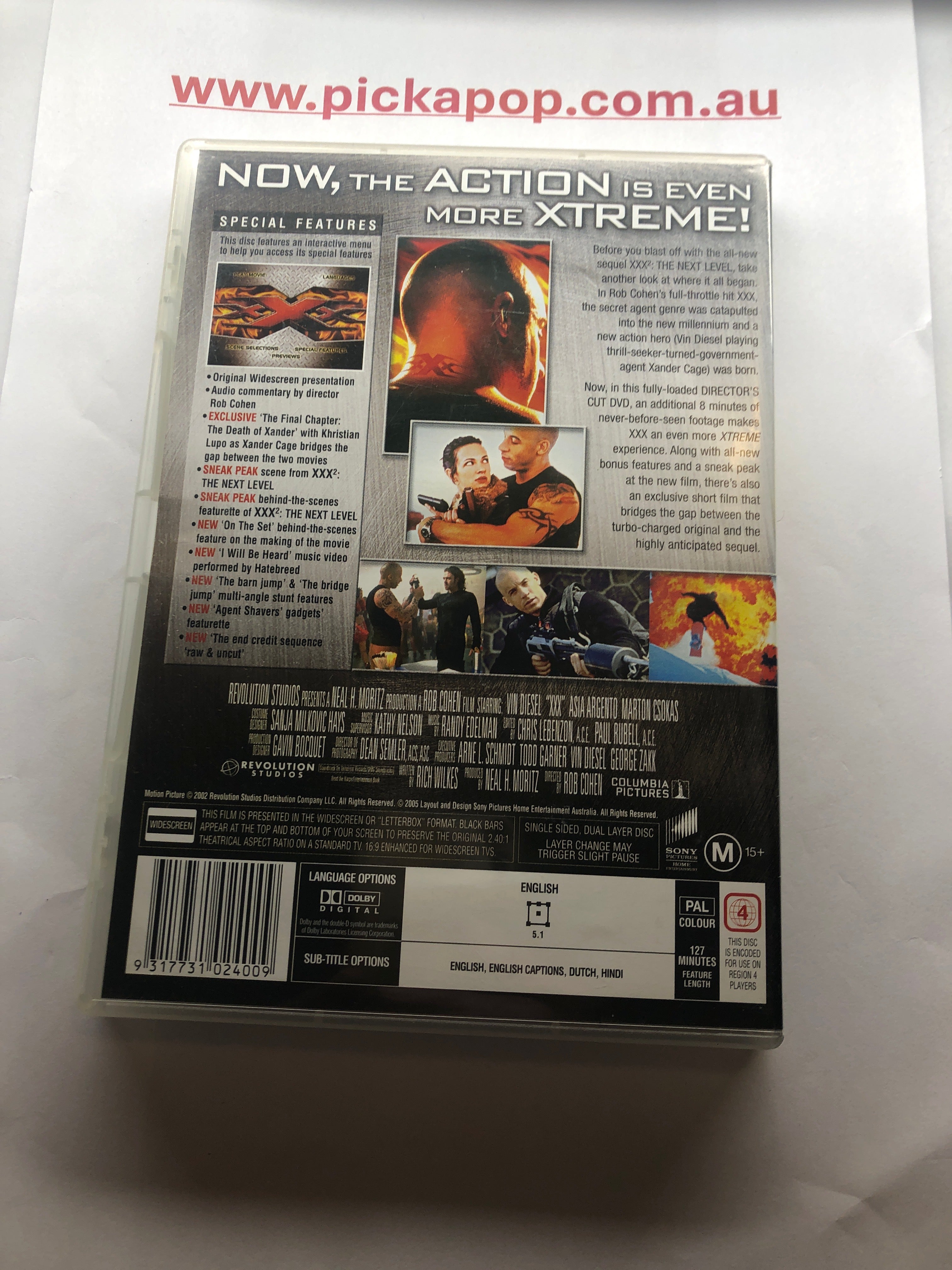 X THE DIRECTORS CUT - (PAL Region 4) DVD Cleaned and Tested