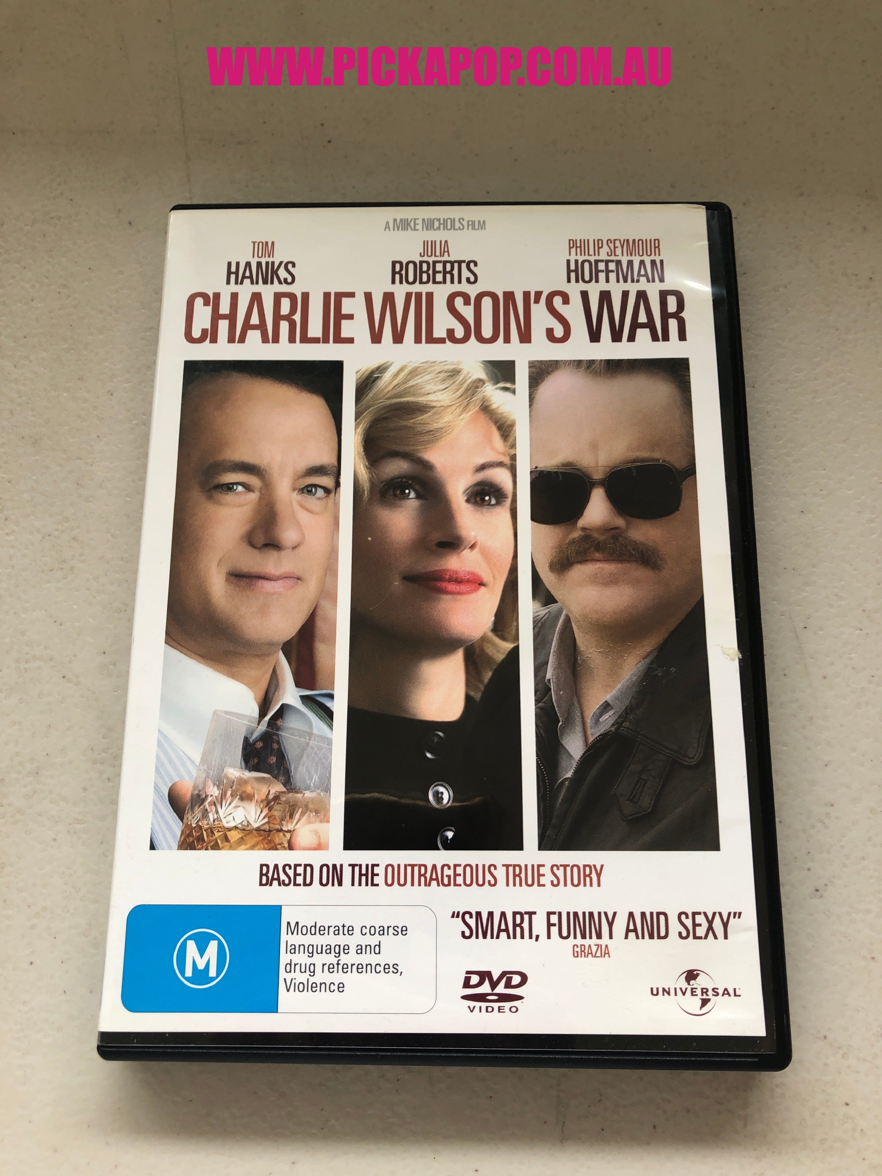 CHARLIE WILSONS'S WAR - PAL Region 4 - DVD Cleaned and Tested