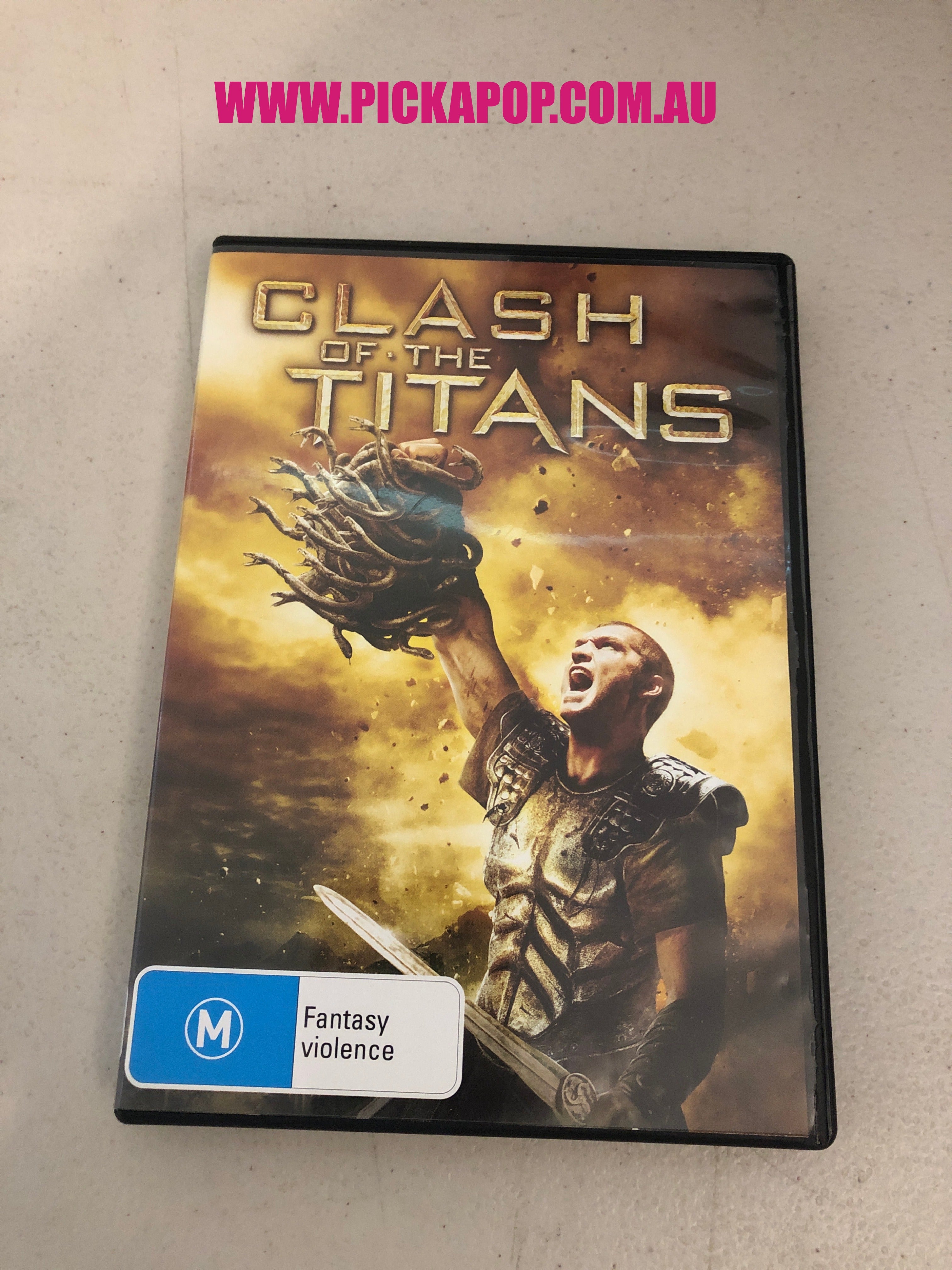 CLASH OF THE TITANS - PAL Region 4 - DVD Cleaned and Tested