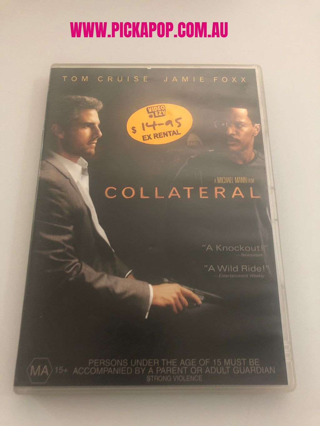 COLLATERAL - (PAL Region 4) DVD Cleaned and Tested,Ex Rental