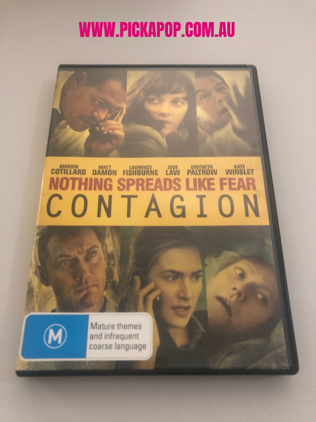 CONTAGION - (PAL Region 4 ) DVD Cleaned and Tested