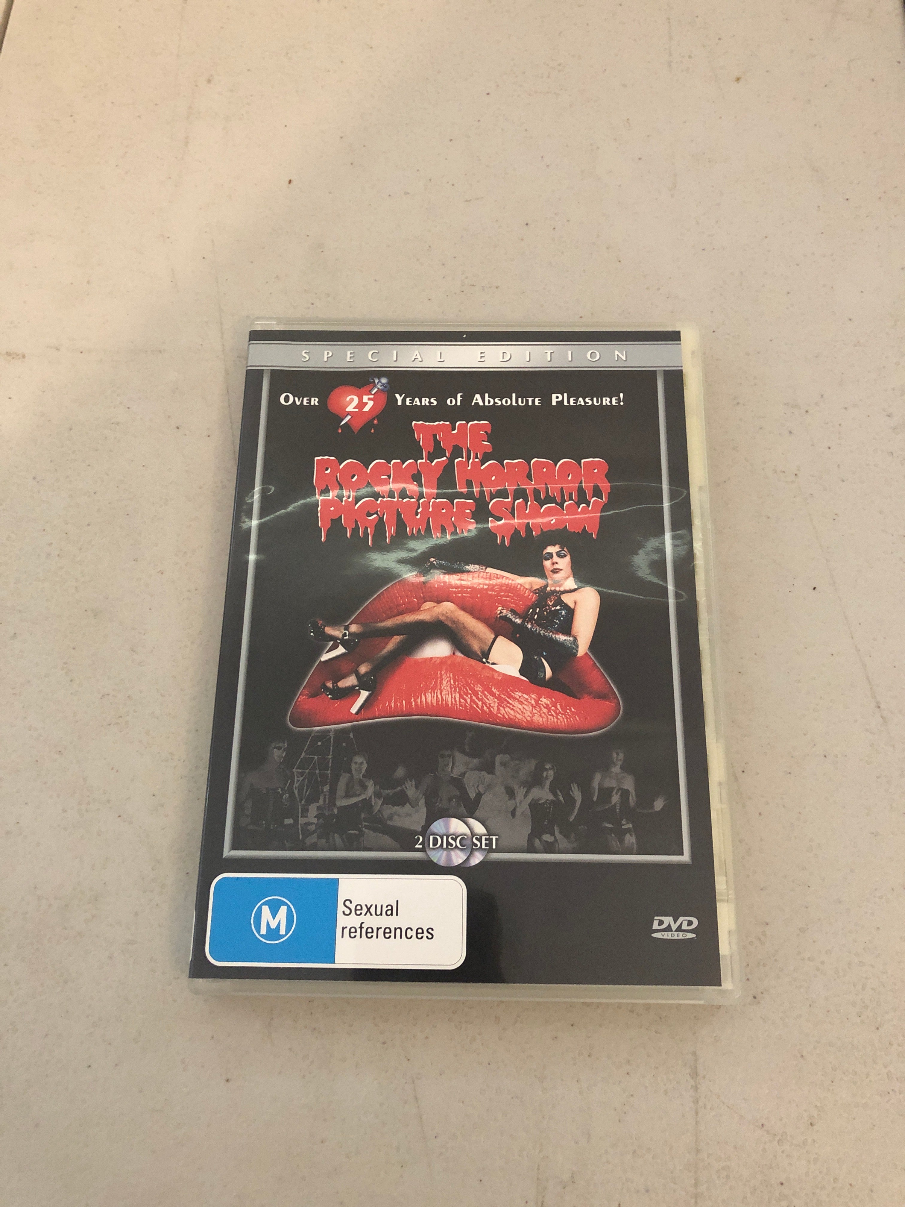 THE ROCKY HORROR PICTURE SHOW - PAL Region 4 - DVD Cleaned and Tested