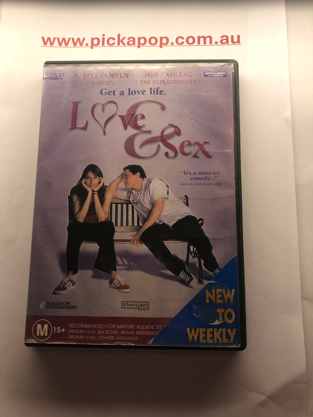LOVE & SEX - (PAL Region 4) DVD Cleaned and Tested