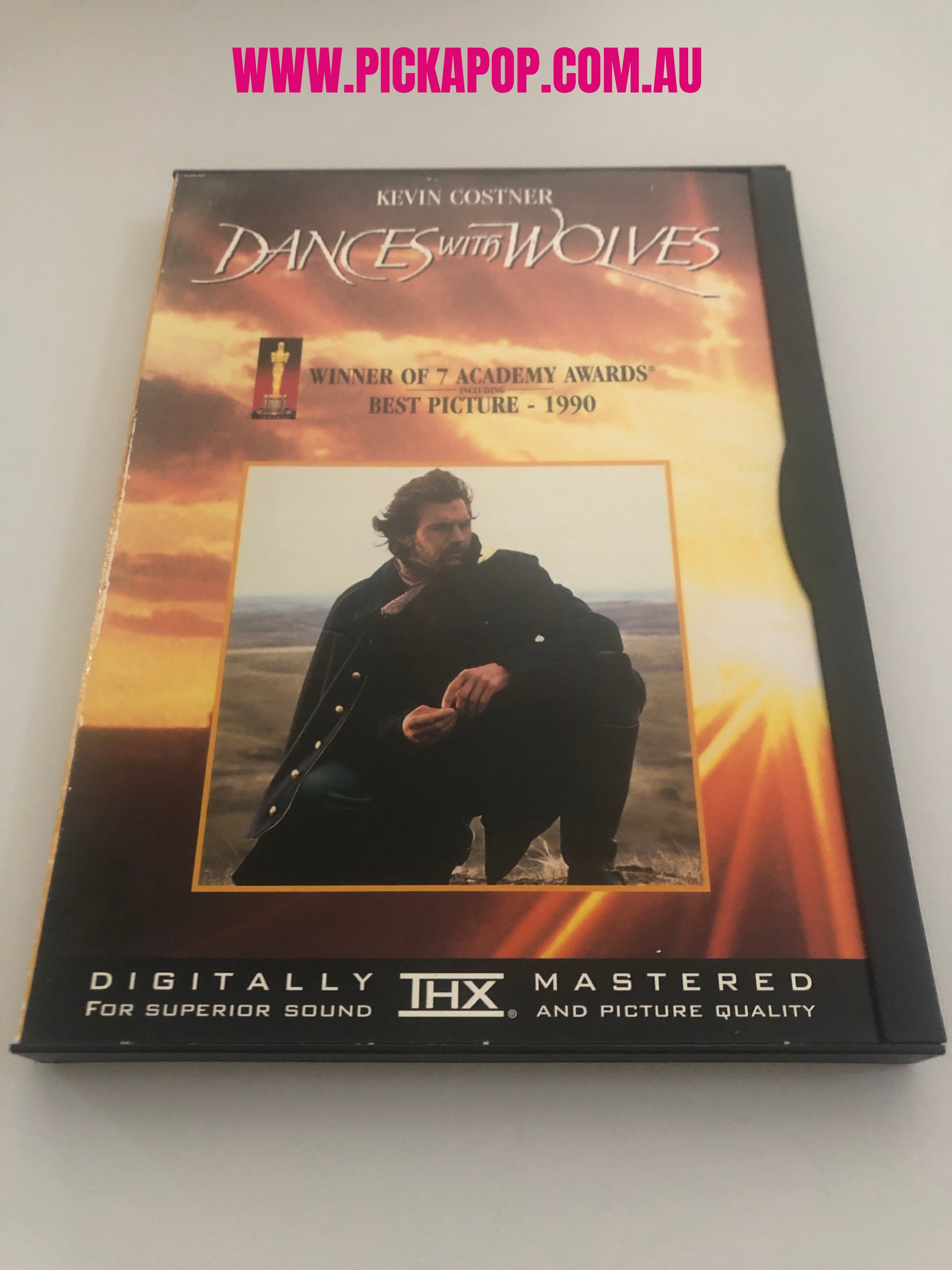 DANCES WITH WOLVES - (PAL Region 4) DVD Cleaned and Tested