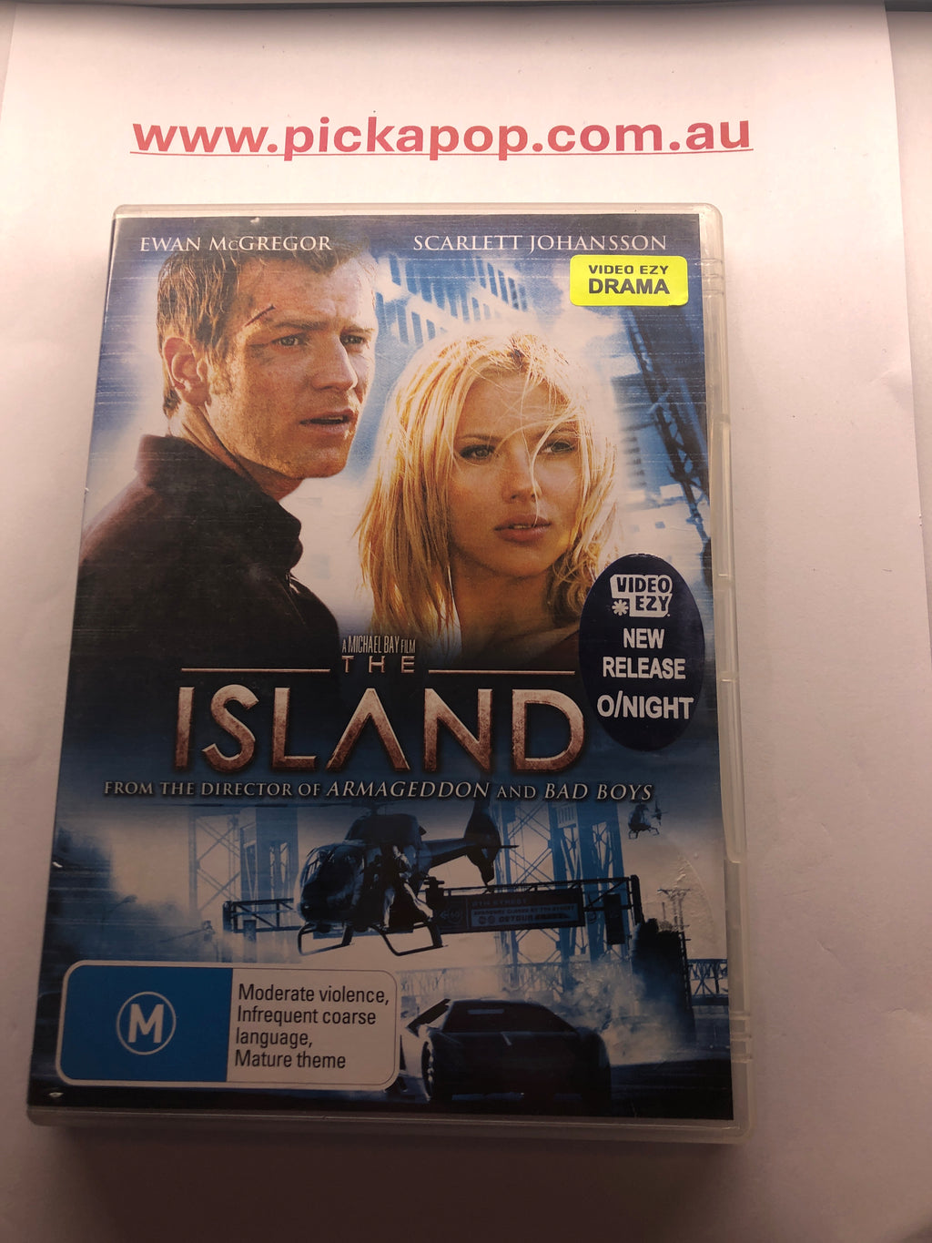 THE ISLAND - (PAL Region 4) DVD Cleaned and Tested