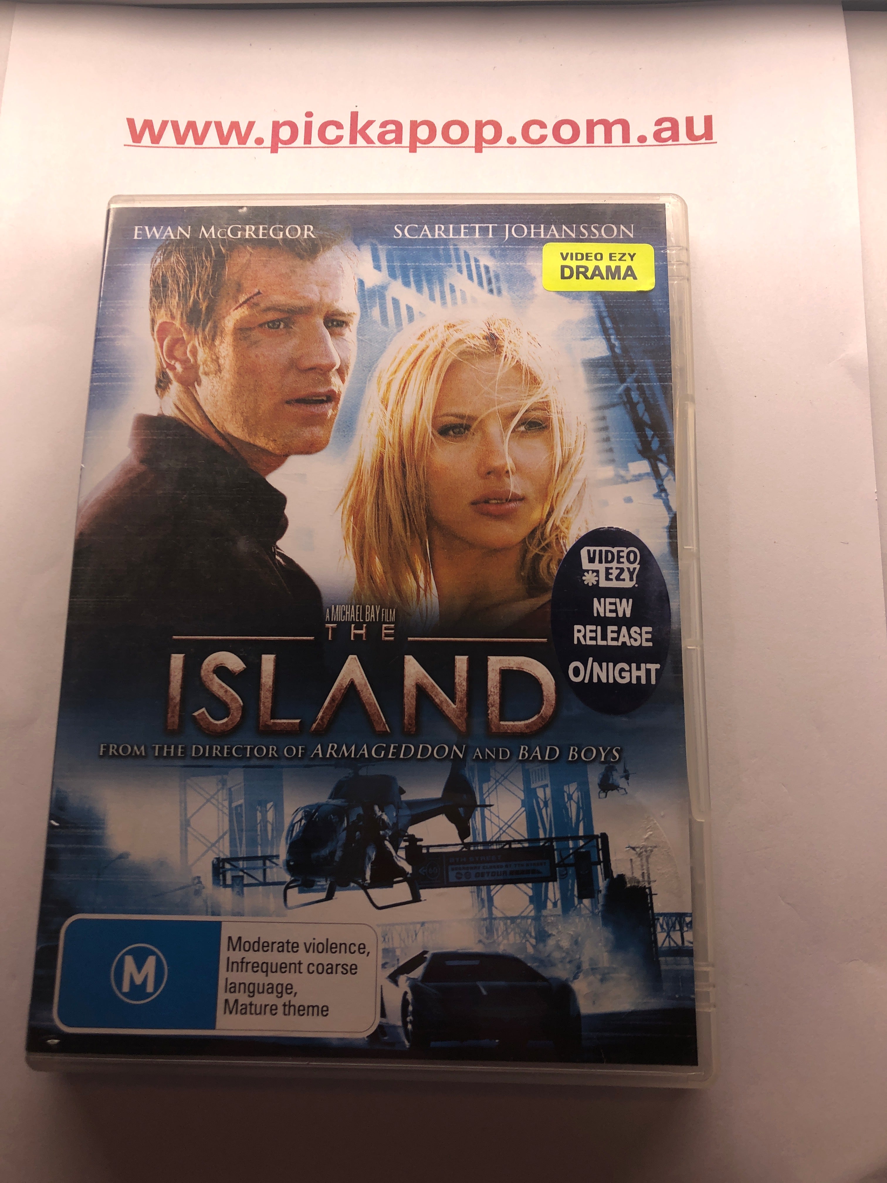 THE ISLAND - (PAL Region 4) DVD Cleaned and Tested