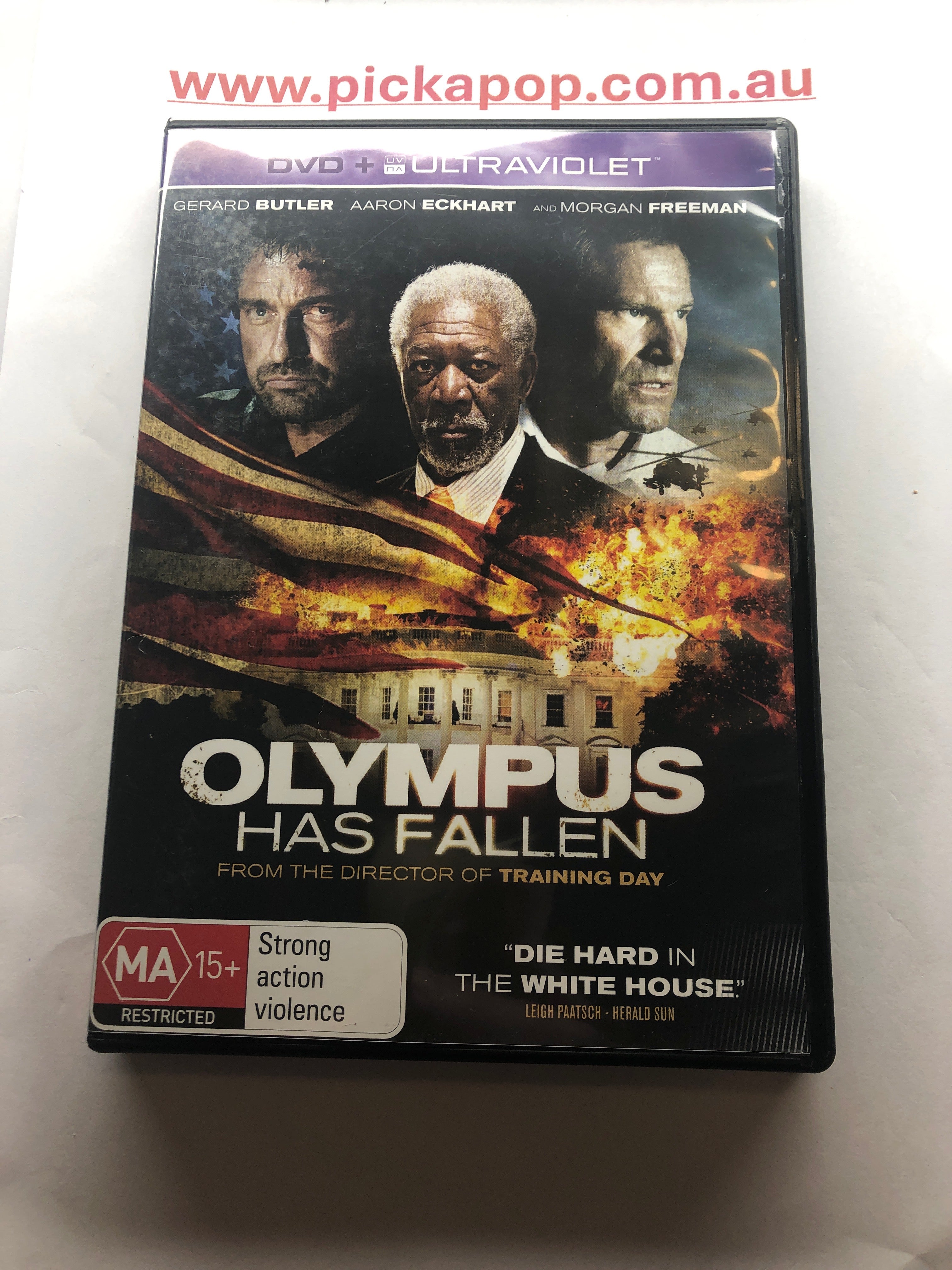 OLYMPUS HAS FALLEN ULTRAVIOLET - (PAL Region 4) DVD Cleaned and Tested