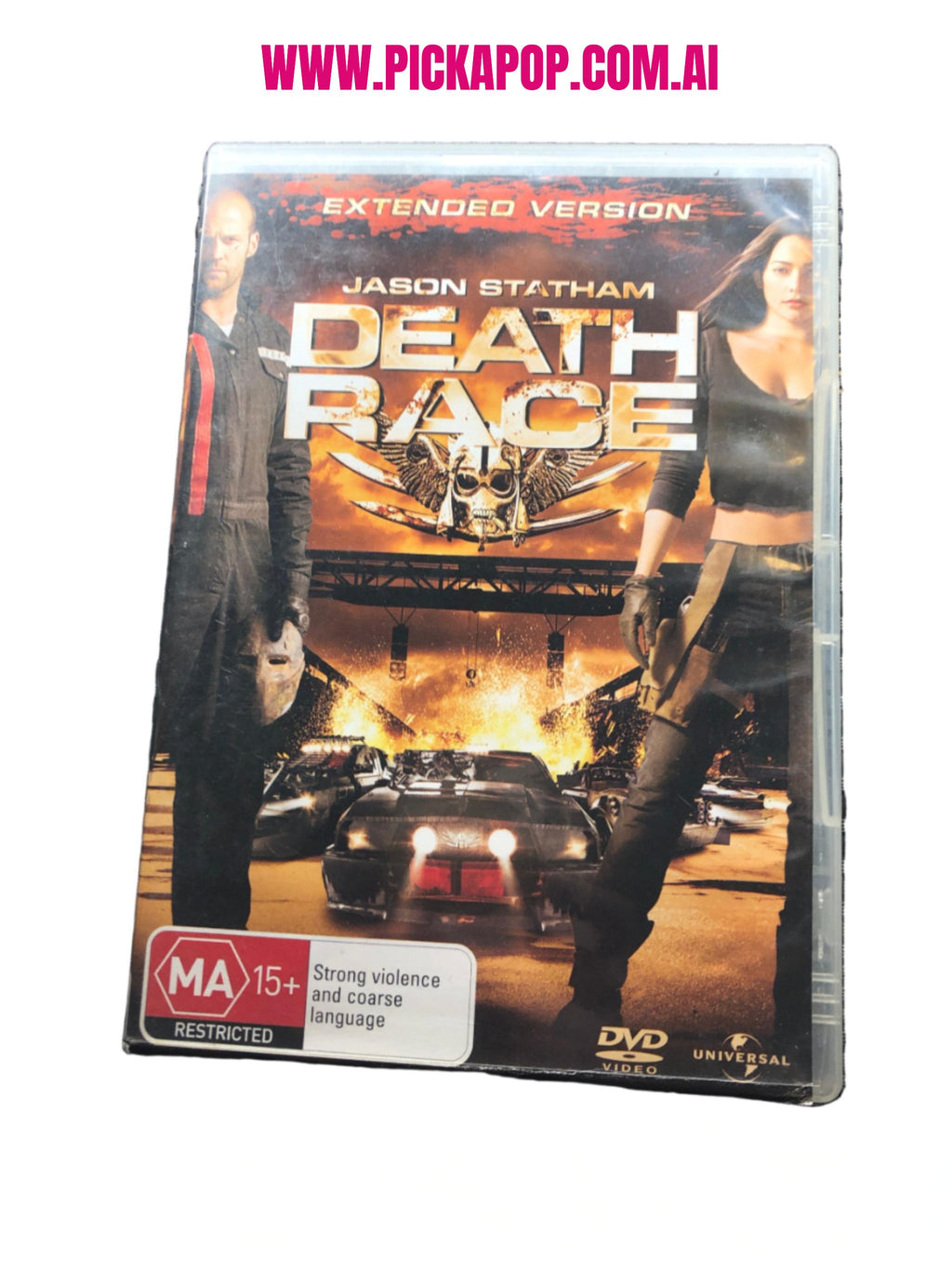 DEATH RACE - (PAL Region 4) DVD Cleaned and Tested