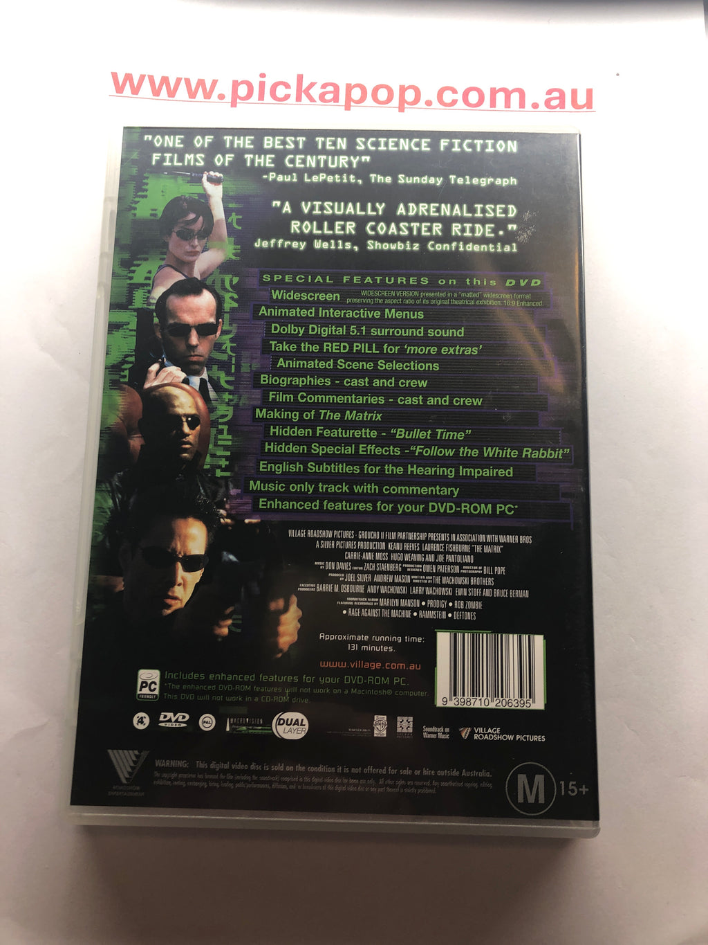 MATRIX - (PAL Region 4) DVD Cleaned and Tested