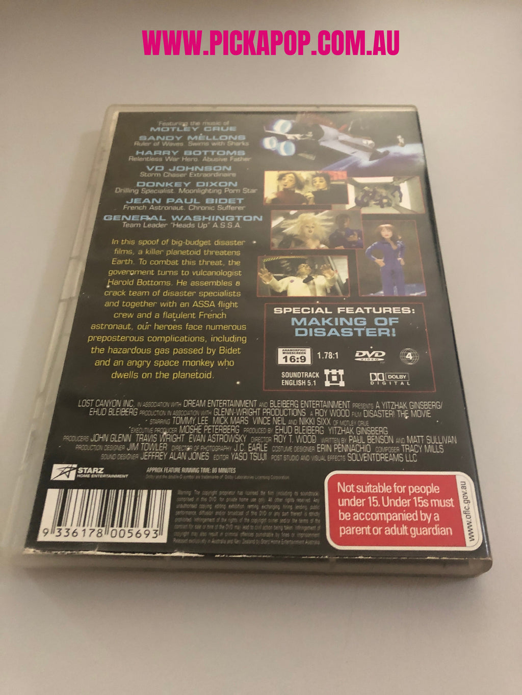 DISASTER! - (PAL Region 4) DVD Cleaned and Tested