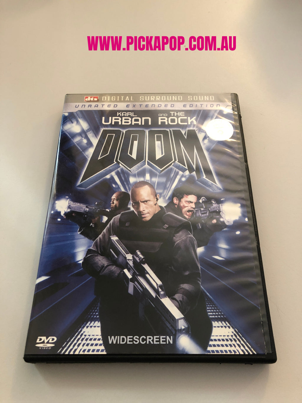 DOOM UNRATED EXTENDED EDITION - (PAL Region 4) DVD Cleaned and Tested