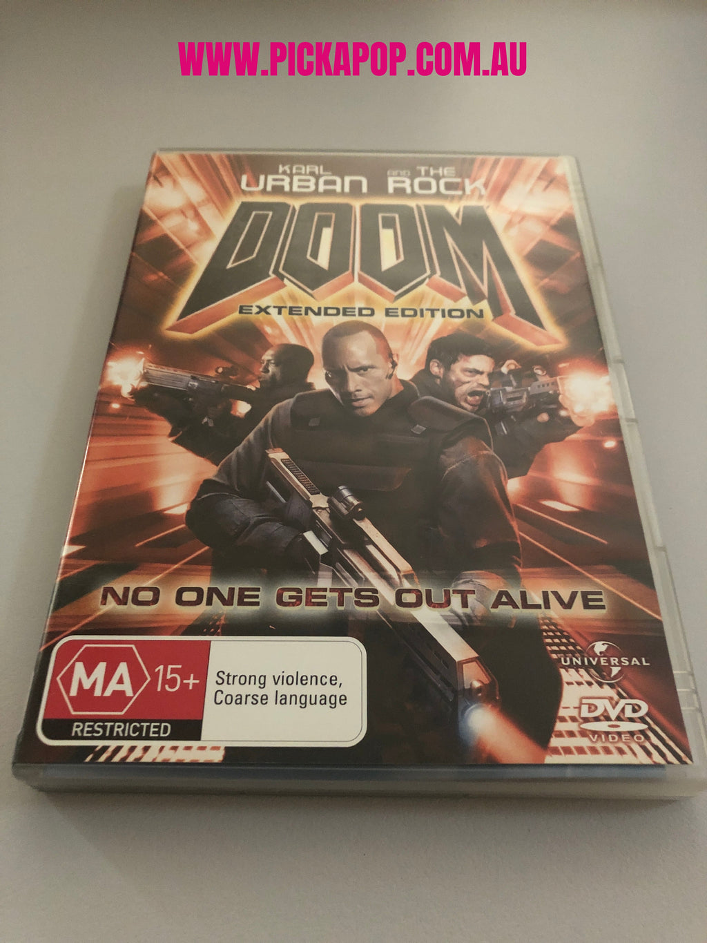DOOM EXTENDED EDITION - (PAL Region 4) DVD Cleaned and Tested