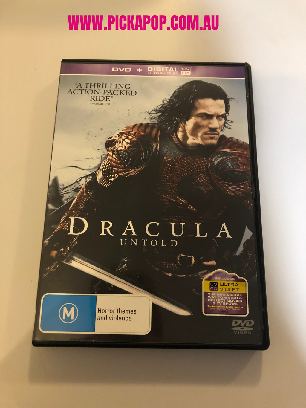 DRACULA UNTOLD - (PAL Region 4) DVD & DIGITAL ULTRAVIOLET Cleaned and Tested