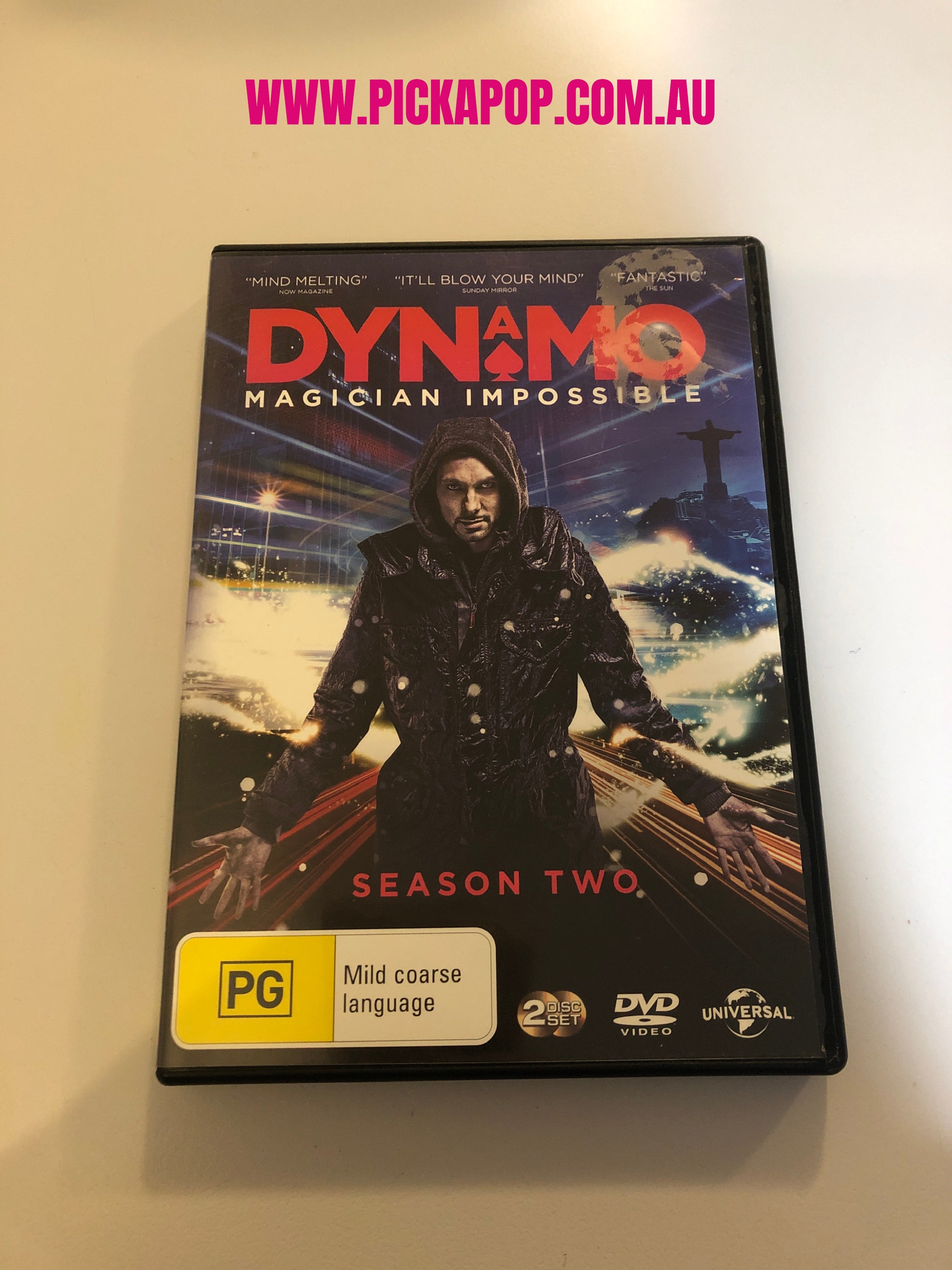 DYNAMO MAGICIAN IMPOSSIBLE - Season Two (PAL Region 4) DVD Cleaned and Tested