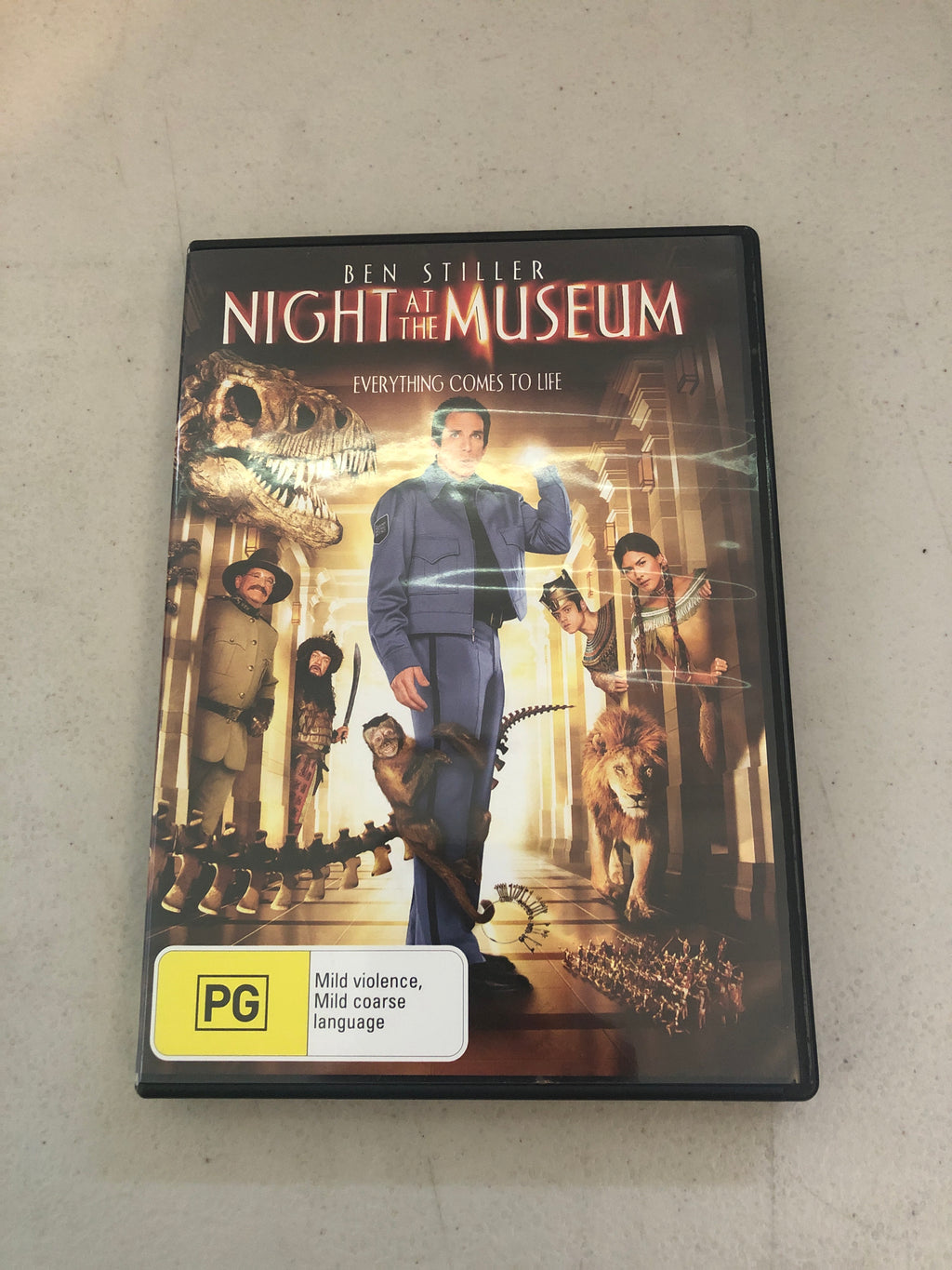 NIGHT AT THE MUSEUM EVERYTHING COMES TO LIFE - PAL Region 4 - DVD Cleaned and Tested