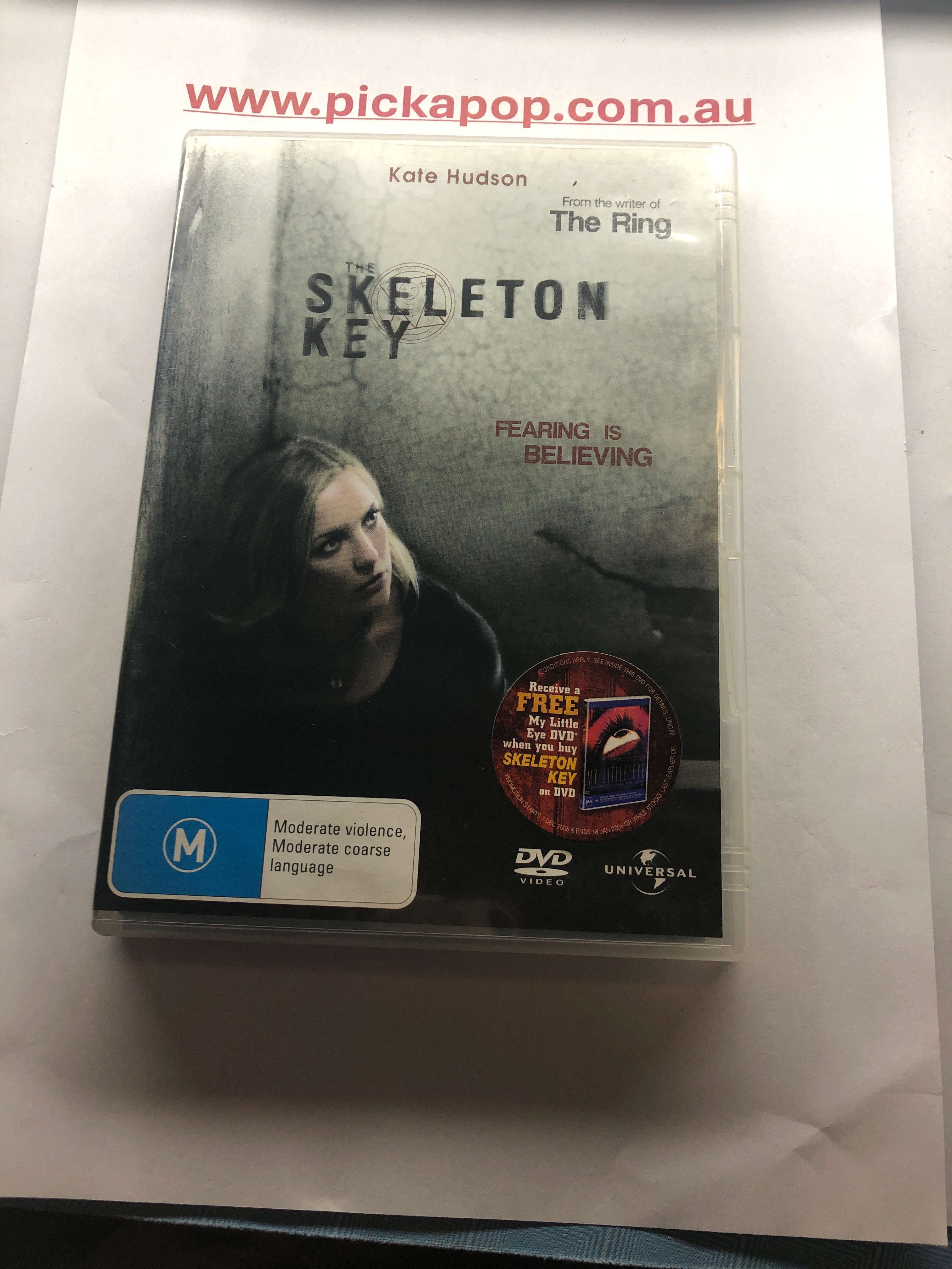 THE SKELETON KEY - (PAL Region 4) DVD Cleaned and Tested