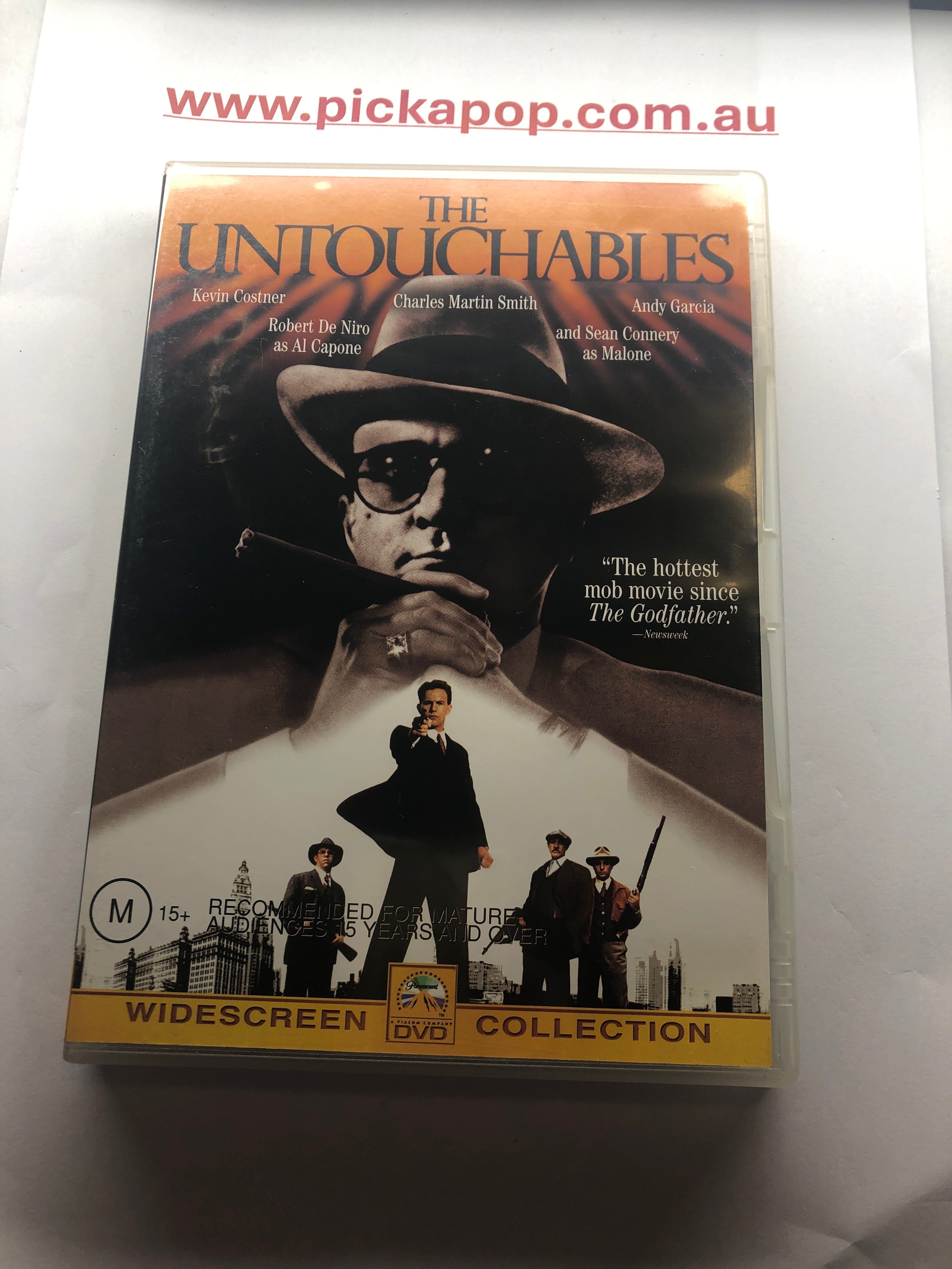 THE UNTOUCHABLES - (PAL Region 4) DVD Cleaned and Tested