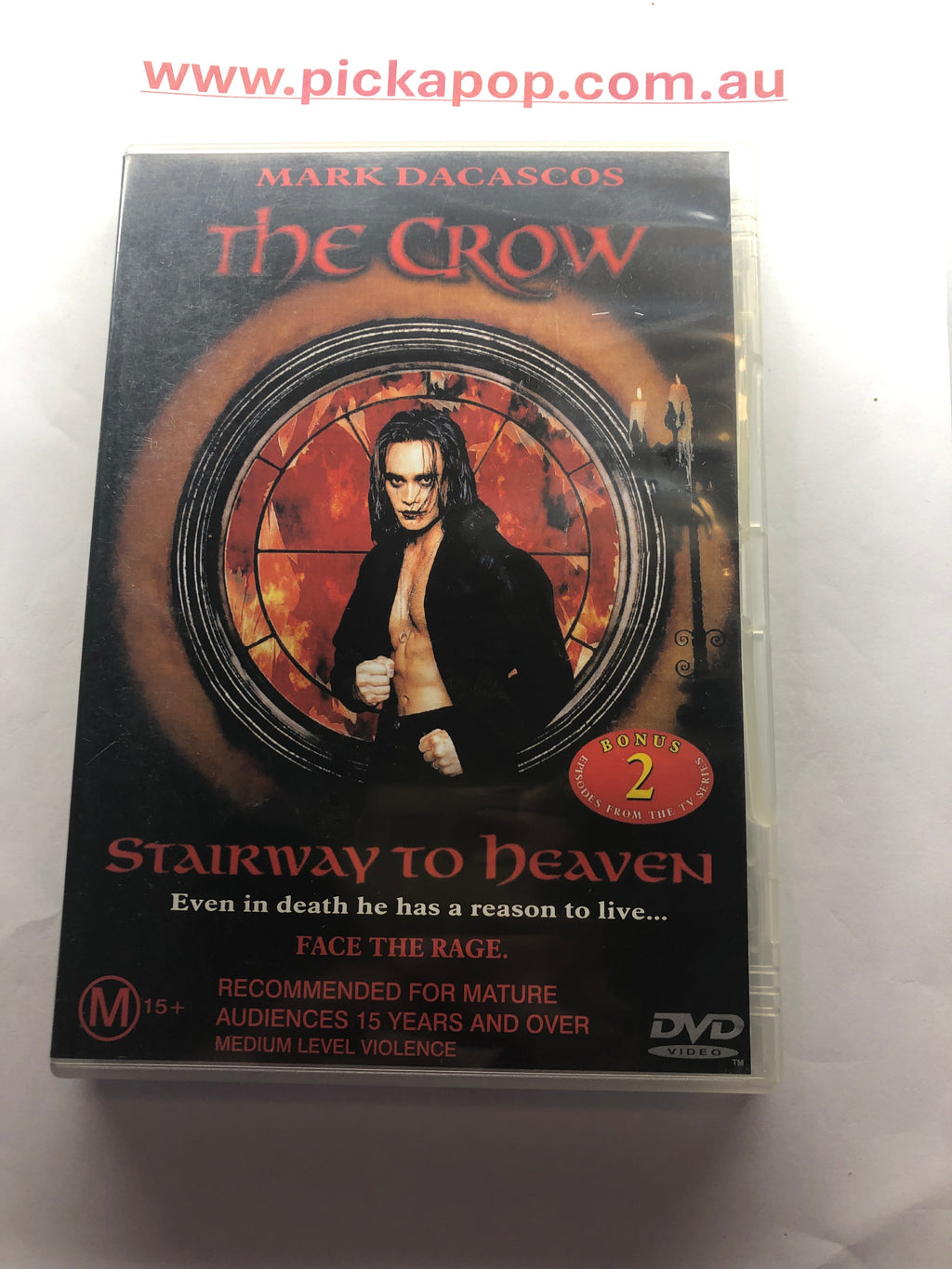 THE CROW - (PAL Regioin 4) DVD Cleaned and Tested