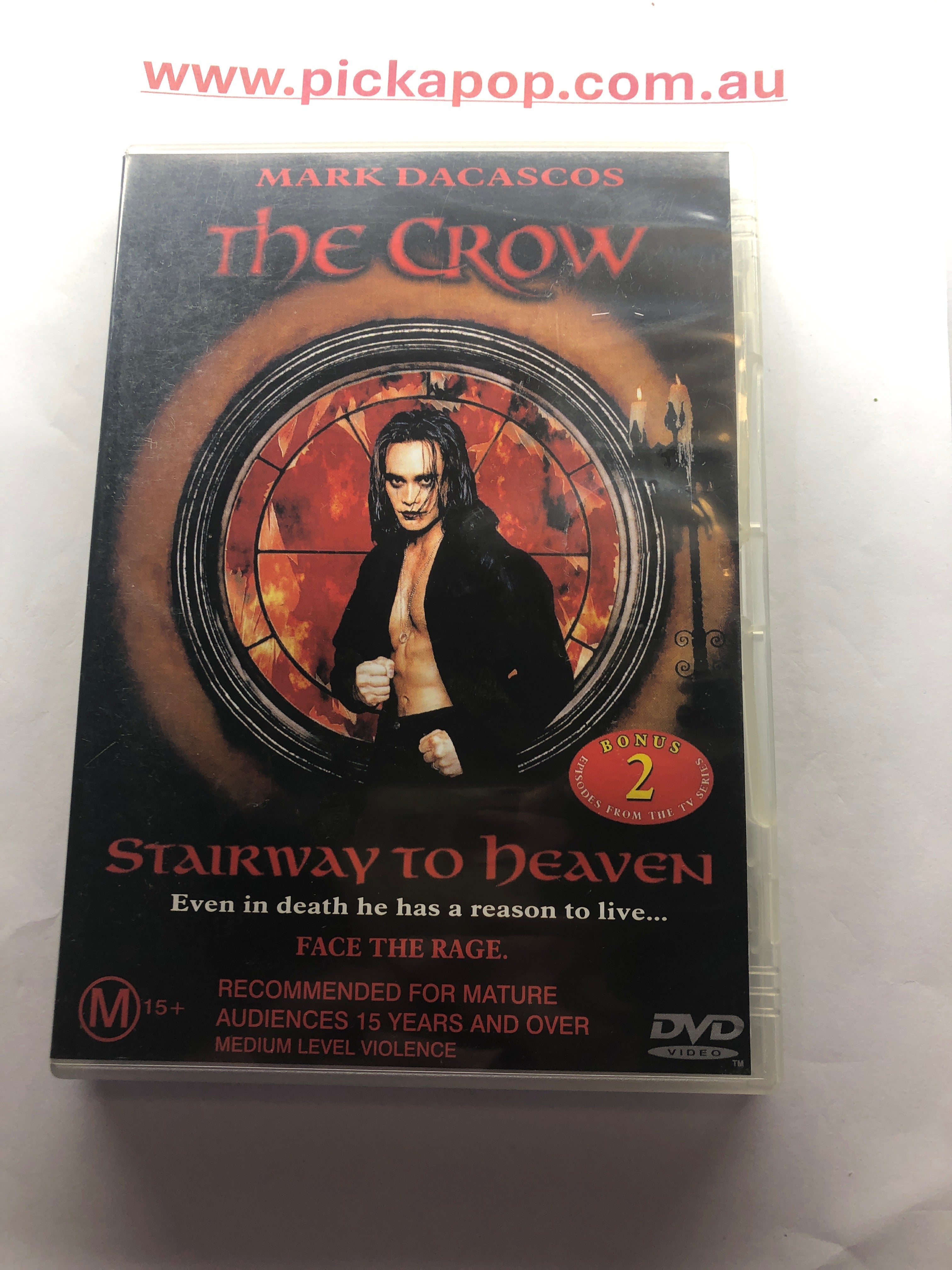 THE CROW - (PAL Regioin 4) DVD Cleaned and Tested