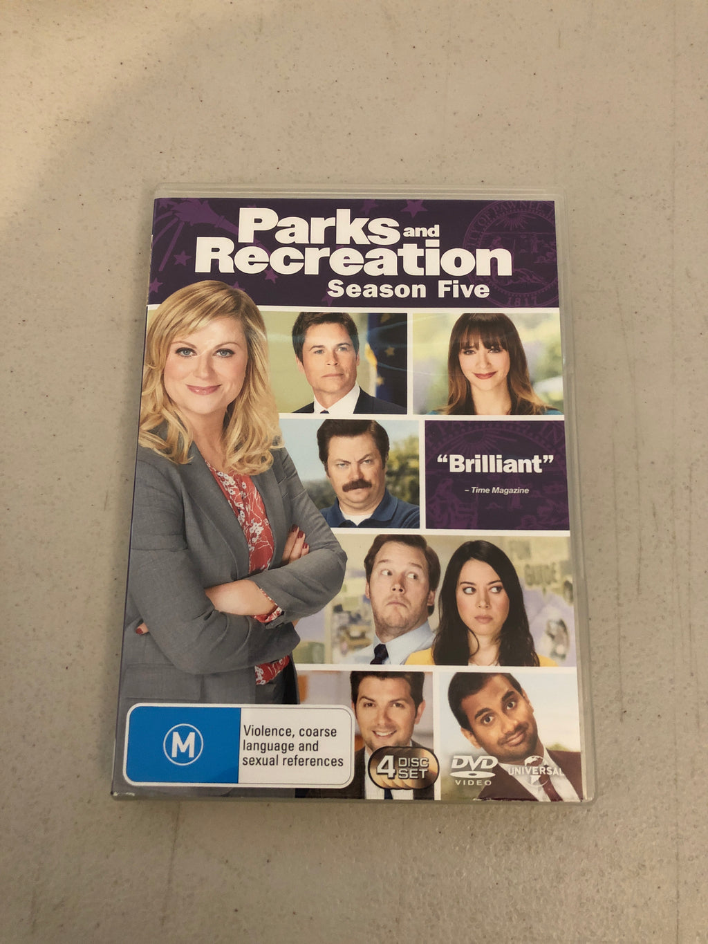 PARKS AND RECREATION SEASON FIVE - PAL Region 4 - DVD Cleaned and Tested