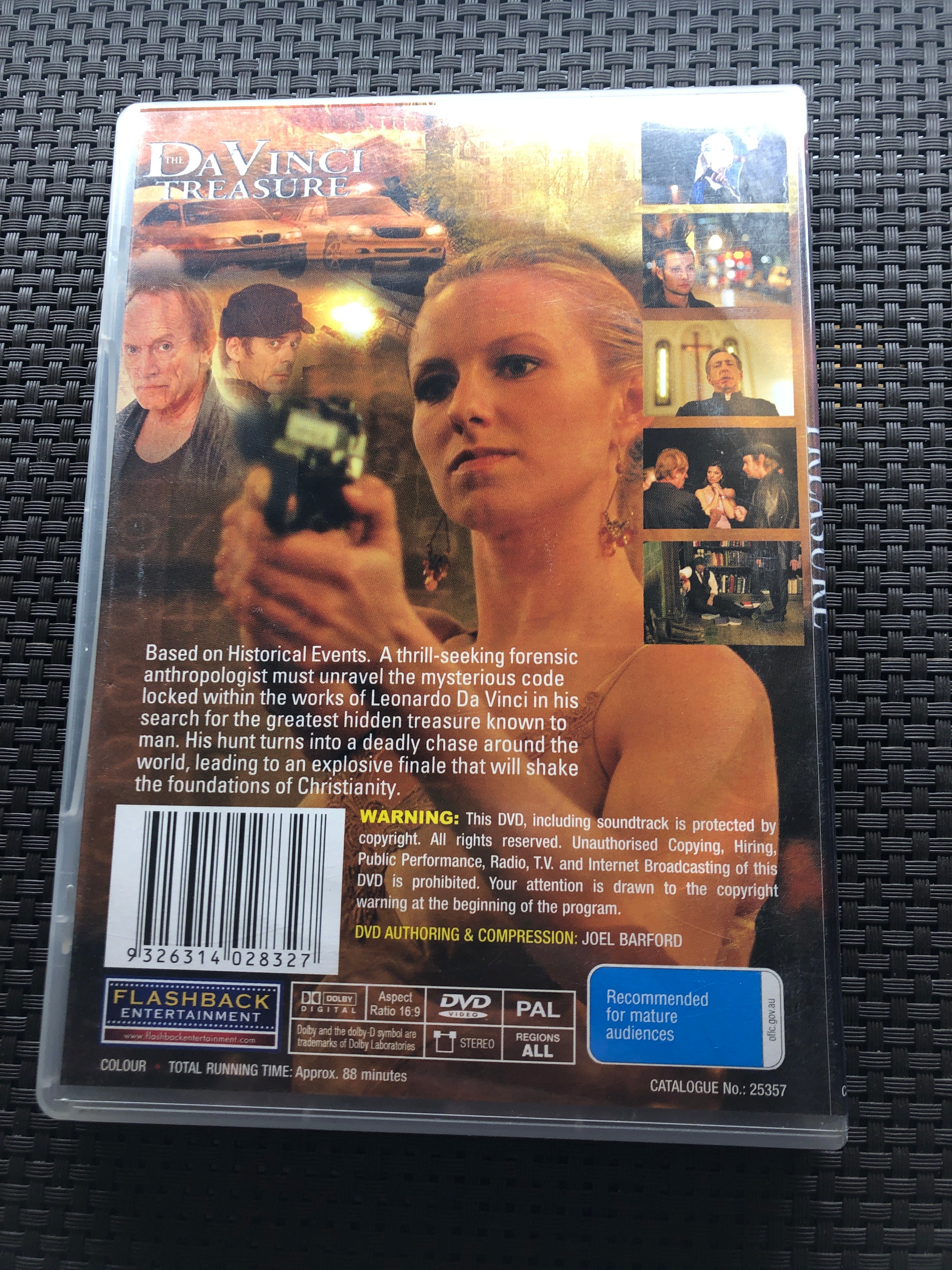 THE DA VINCI TREASURE - (PAL Region 4) DVD Cleaned and Tested