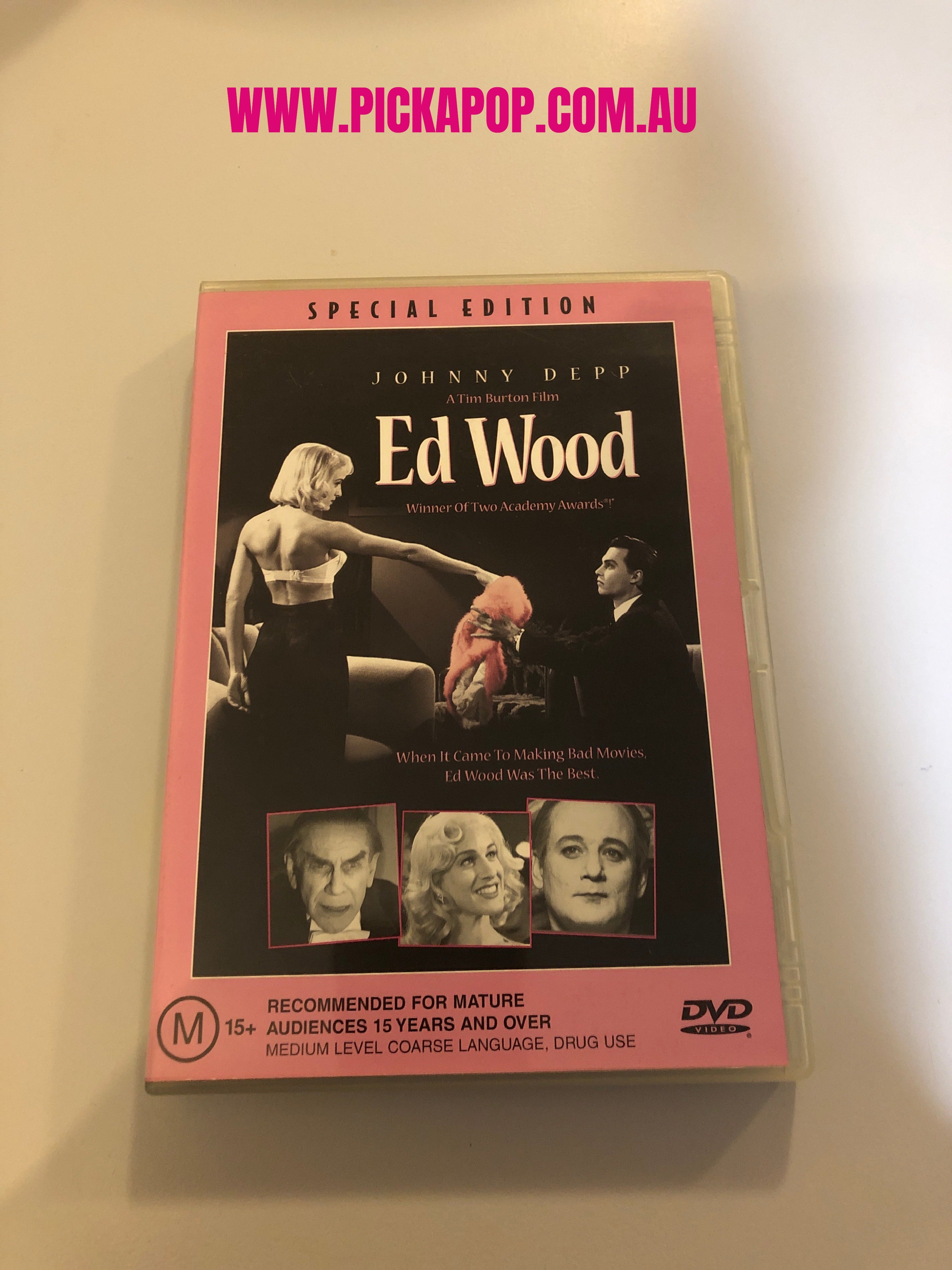 ED WOOD - (PAL Region 4) DVD Cleaned and Tested