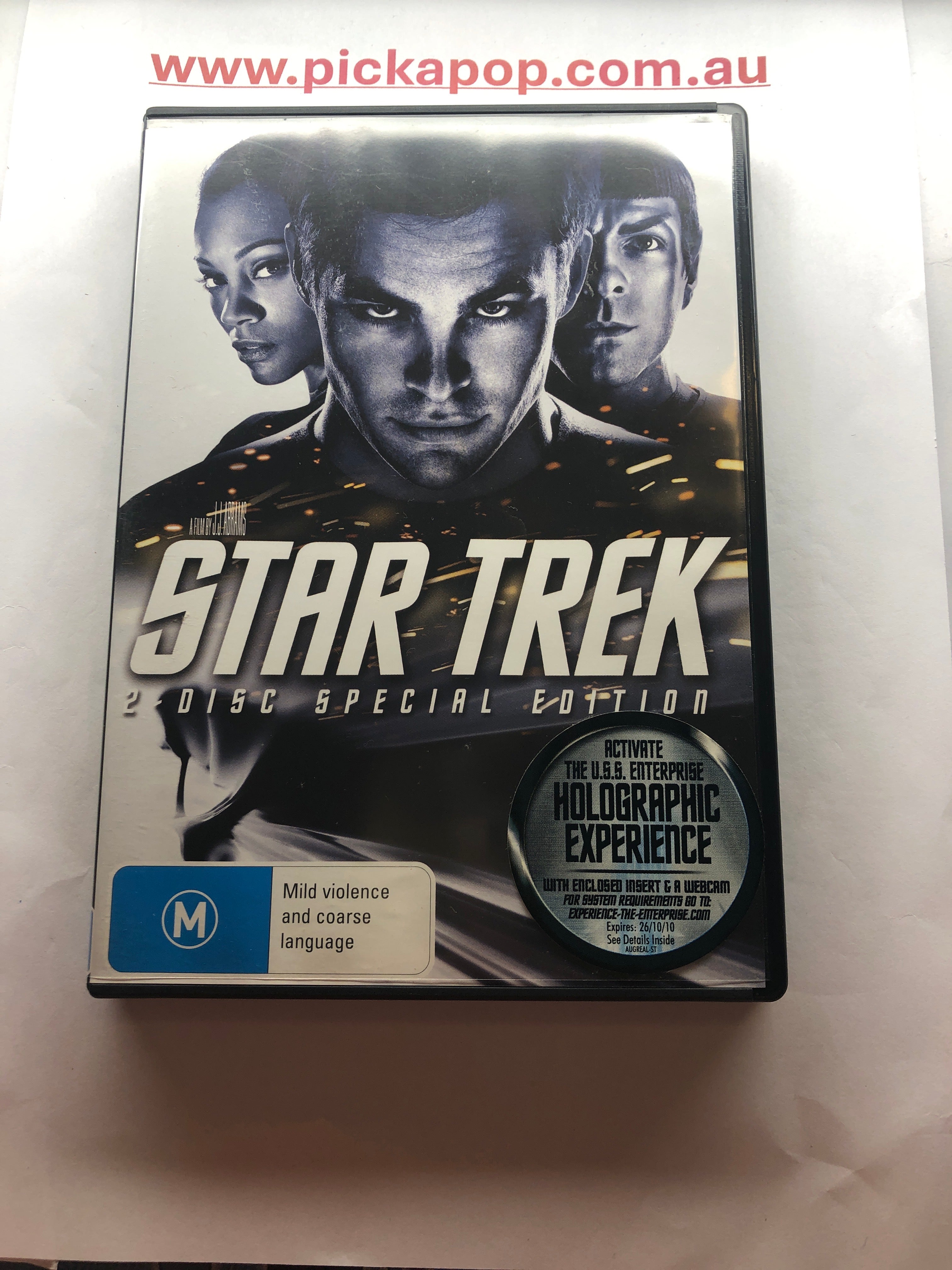 STAR TREK 2 DISC SPECIAL EDITION - (PAL Region 4) DVD Cleaned and Tested