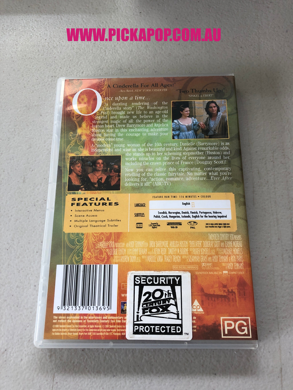 EVER AFTER A CINDERELLA STORY - PAL Region 4 - DVD Cleaned and Tested