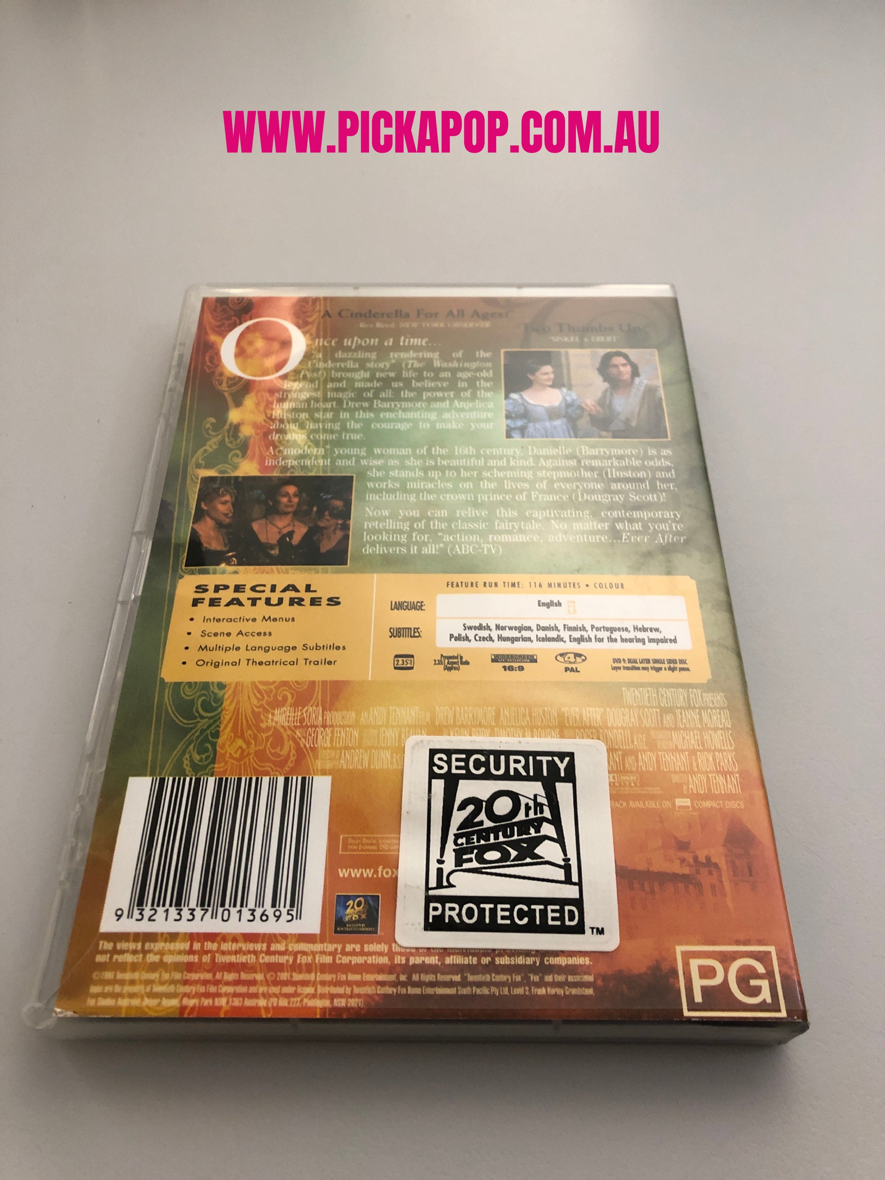 EVER AFTER - (PAL Region 4) DVD Cleaned and Tested
