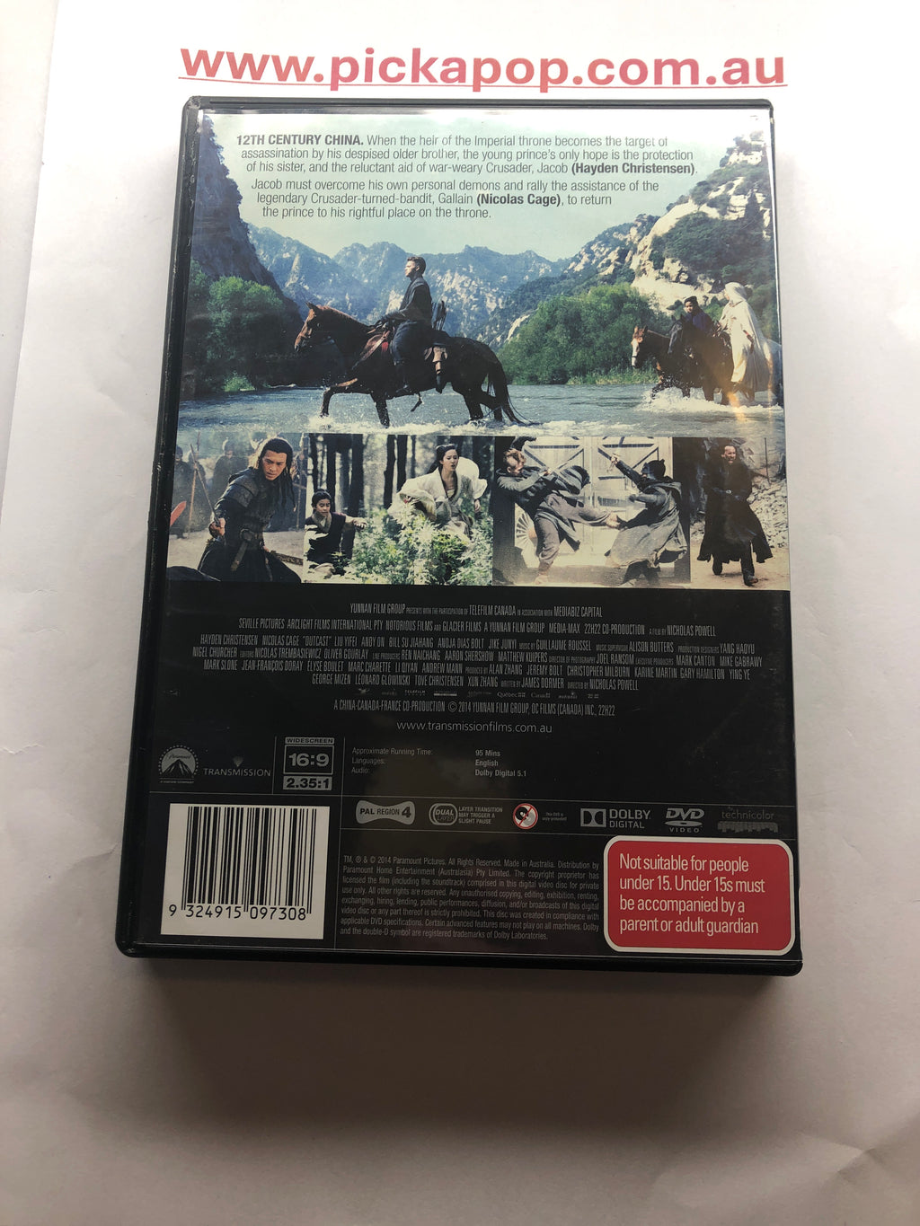 OUTCAST - (PAL Region 4) DVD Cleaned and Tested