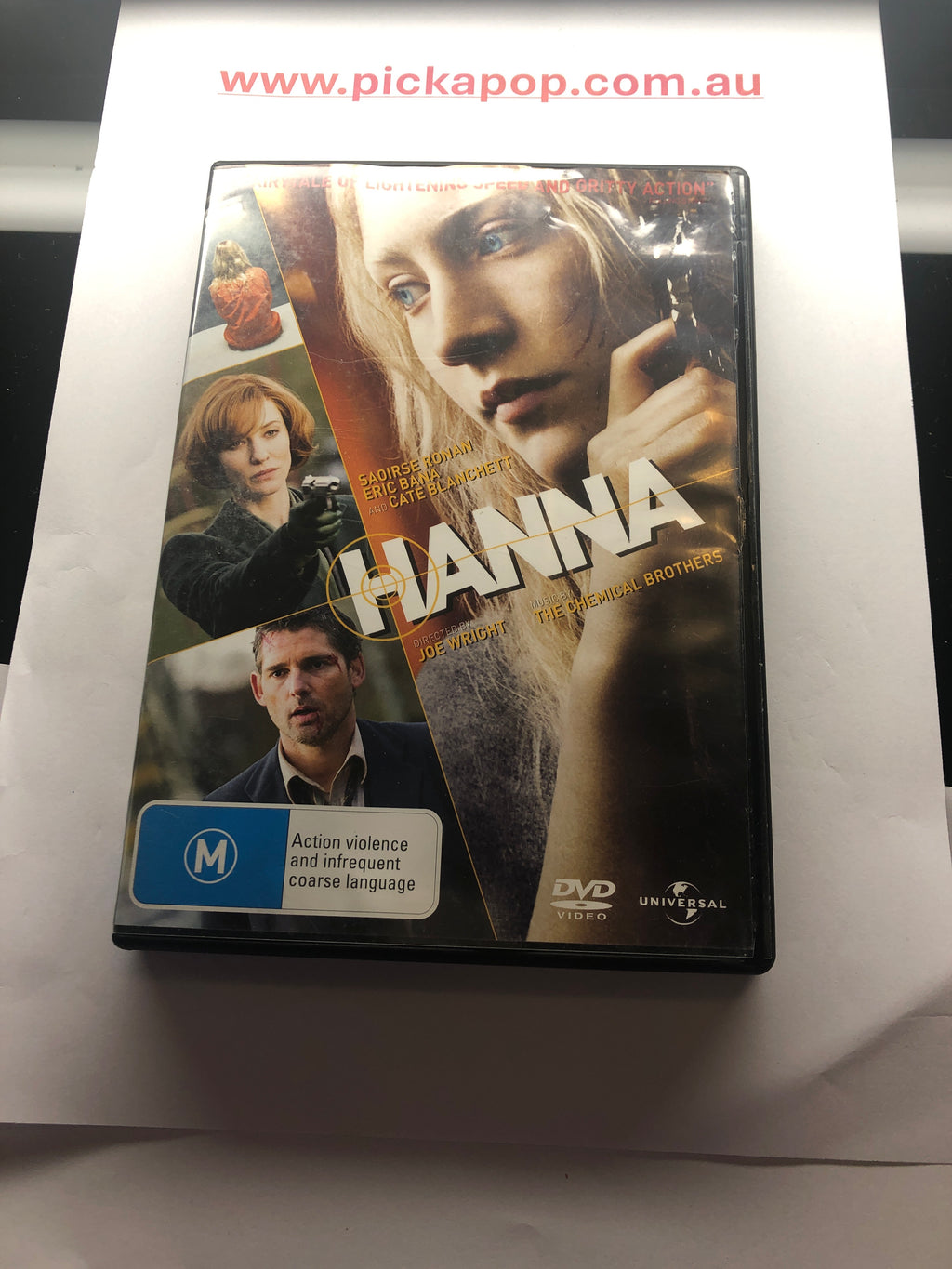 HANNA - (PAL Region 4) DVD Cleaned and Tested