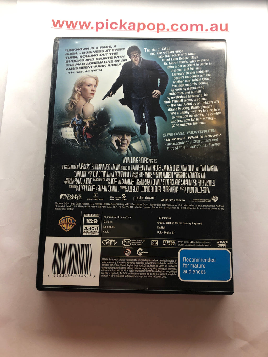 UNKNOWN - (PAL Region 4) DVD Cleaned and Tested