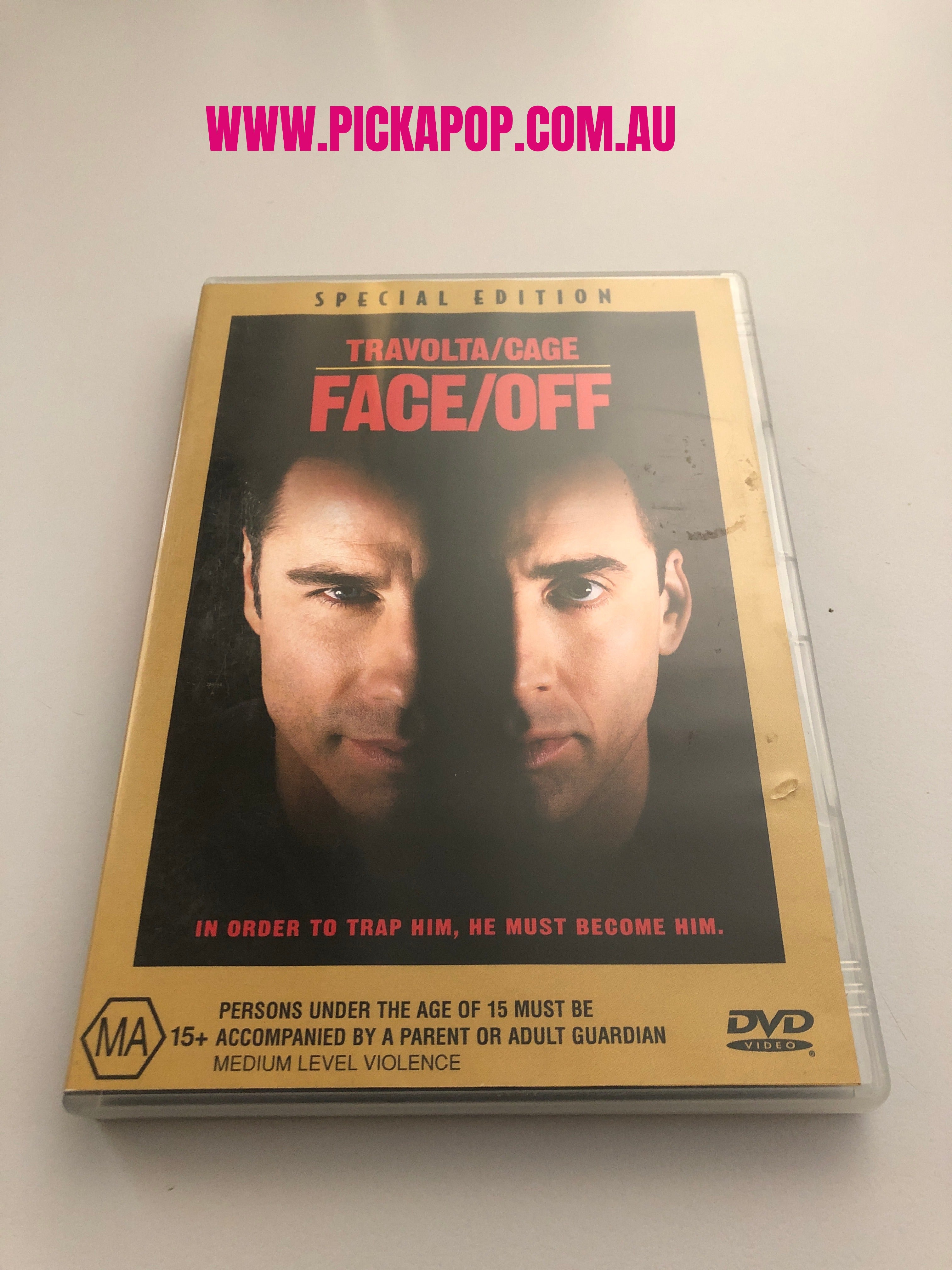 FACE/OFF - (PAL Region 4) DVD Cleaned and Tested