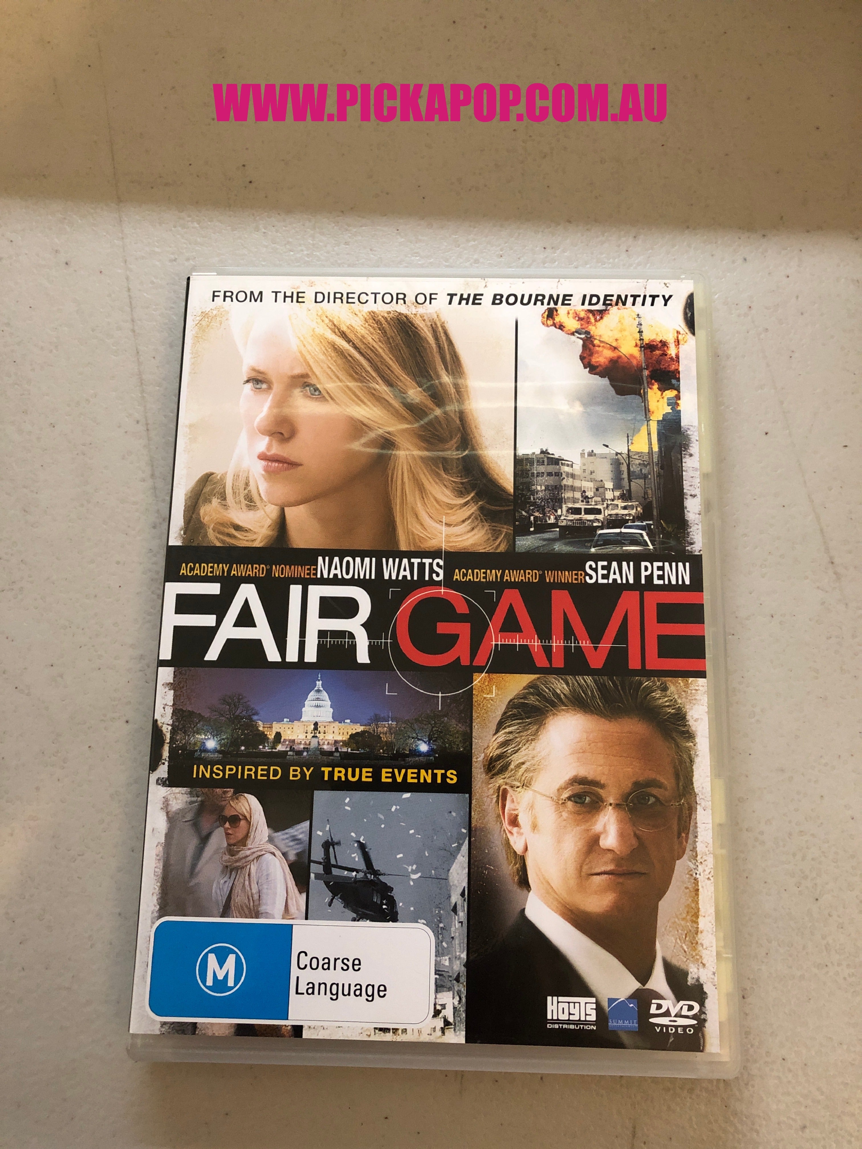 FAIR GAME - PAL Region 4 - DVD Cleaned and Tested
