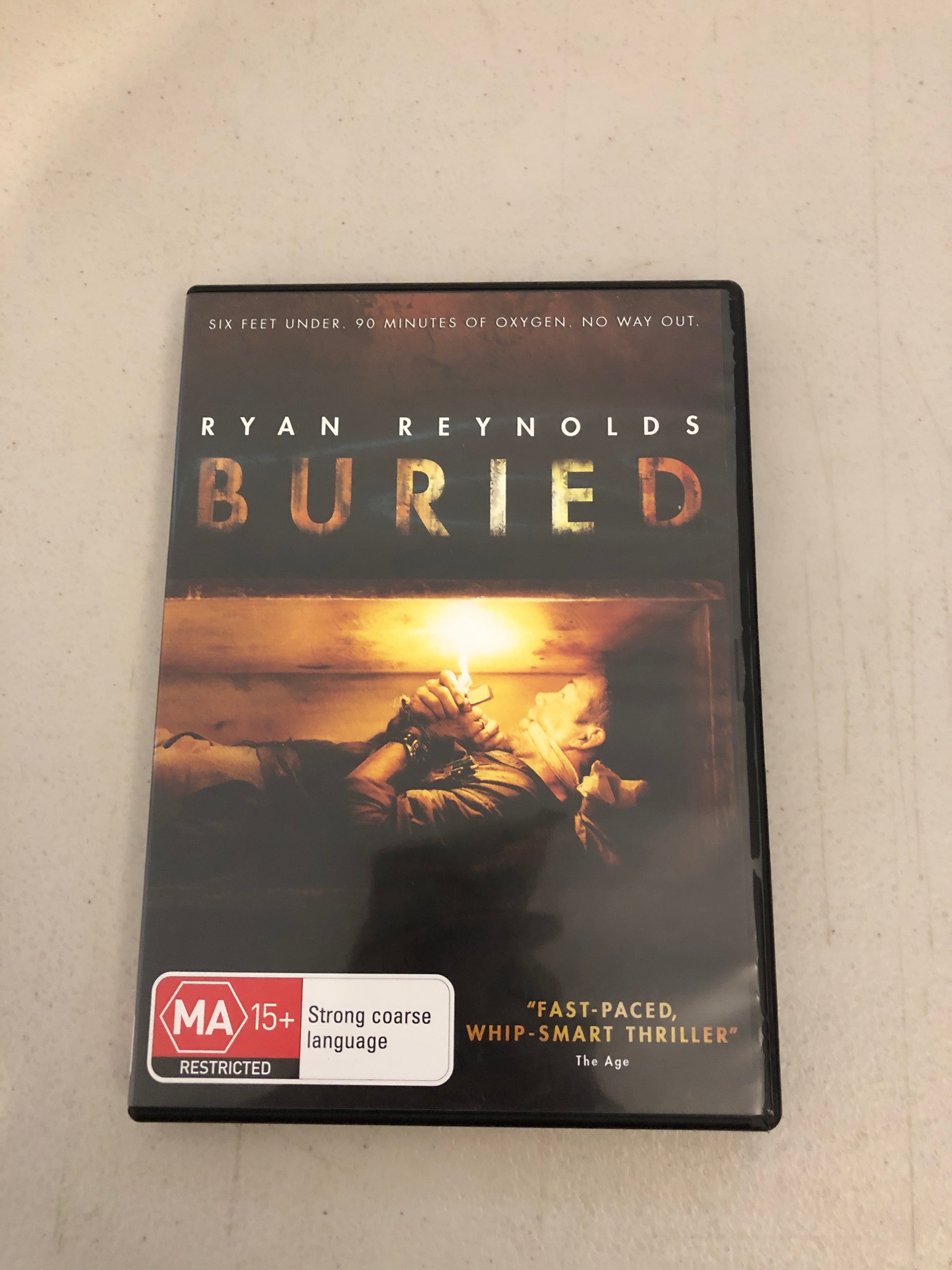 BURIED - PAL Region 4 - DVD Cleaned and Tested