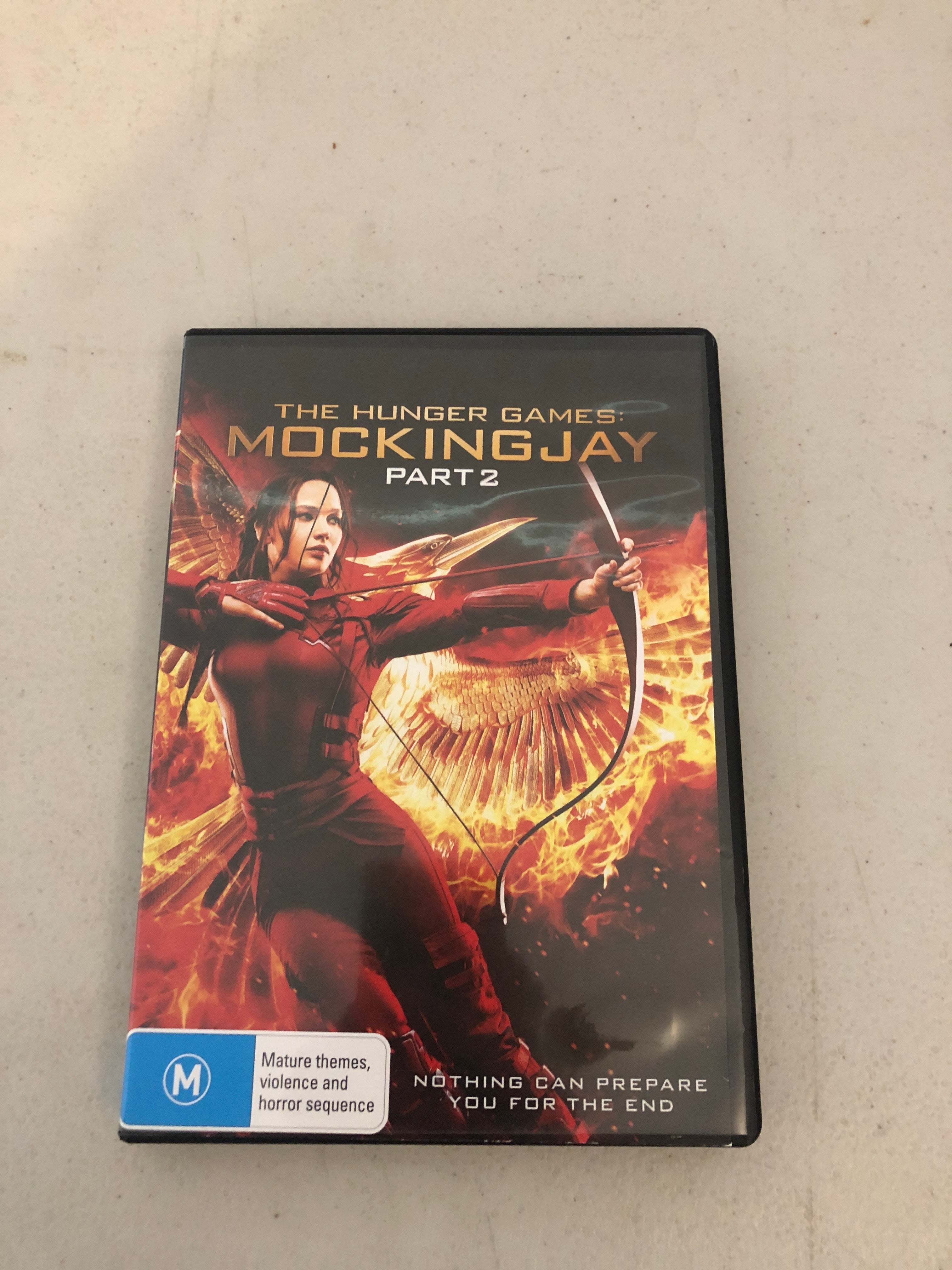 THE HUNGER GAMES MOCKINGJAY PART 2 - PAL Region 4 - DVD Cleaned and Tested