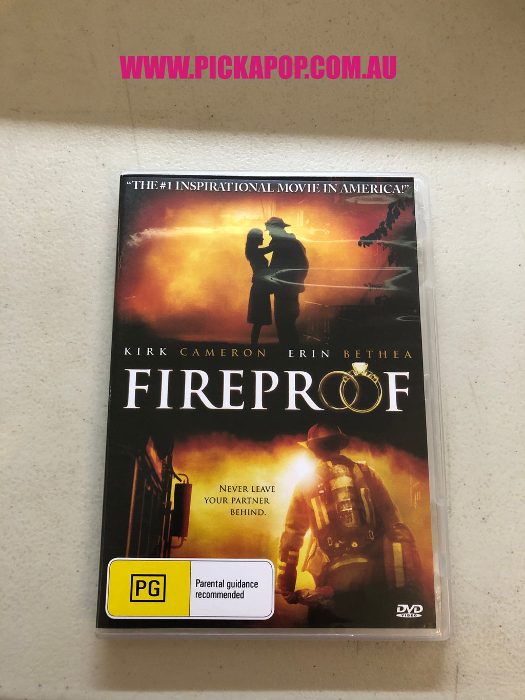 FIREPROOF -  PAL Region 4 - DVD Cleaned and Tested